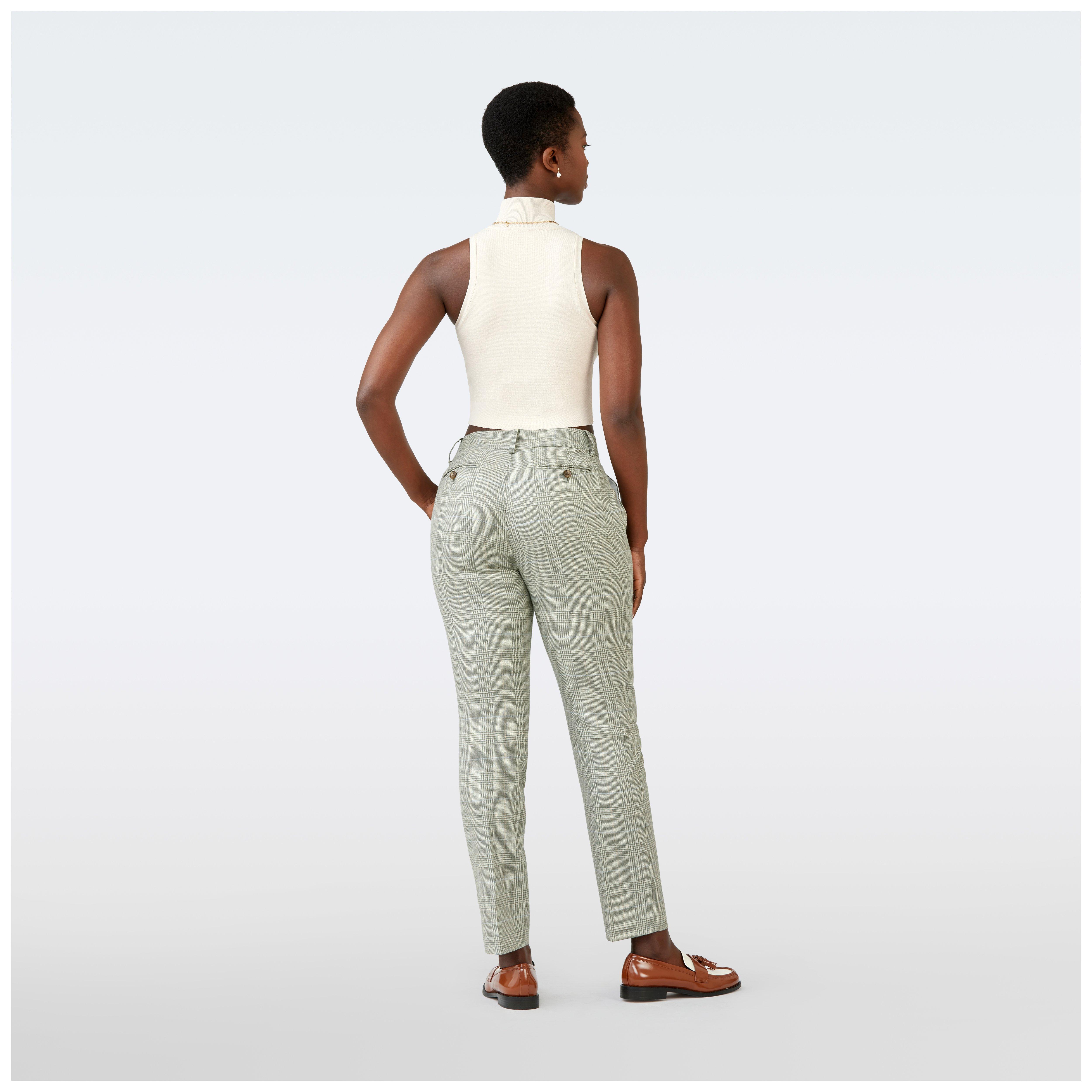 Product thumbnail 2 Green pants women - Plaid Design from british Indochino Collection