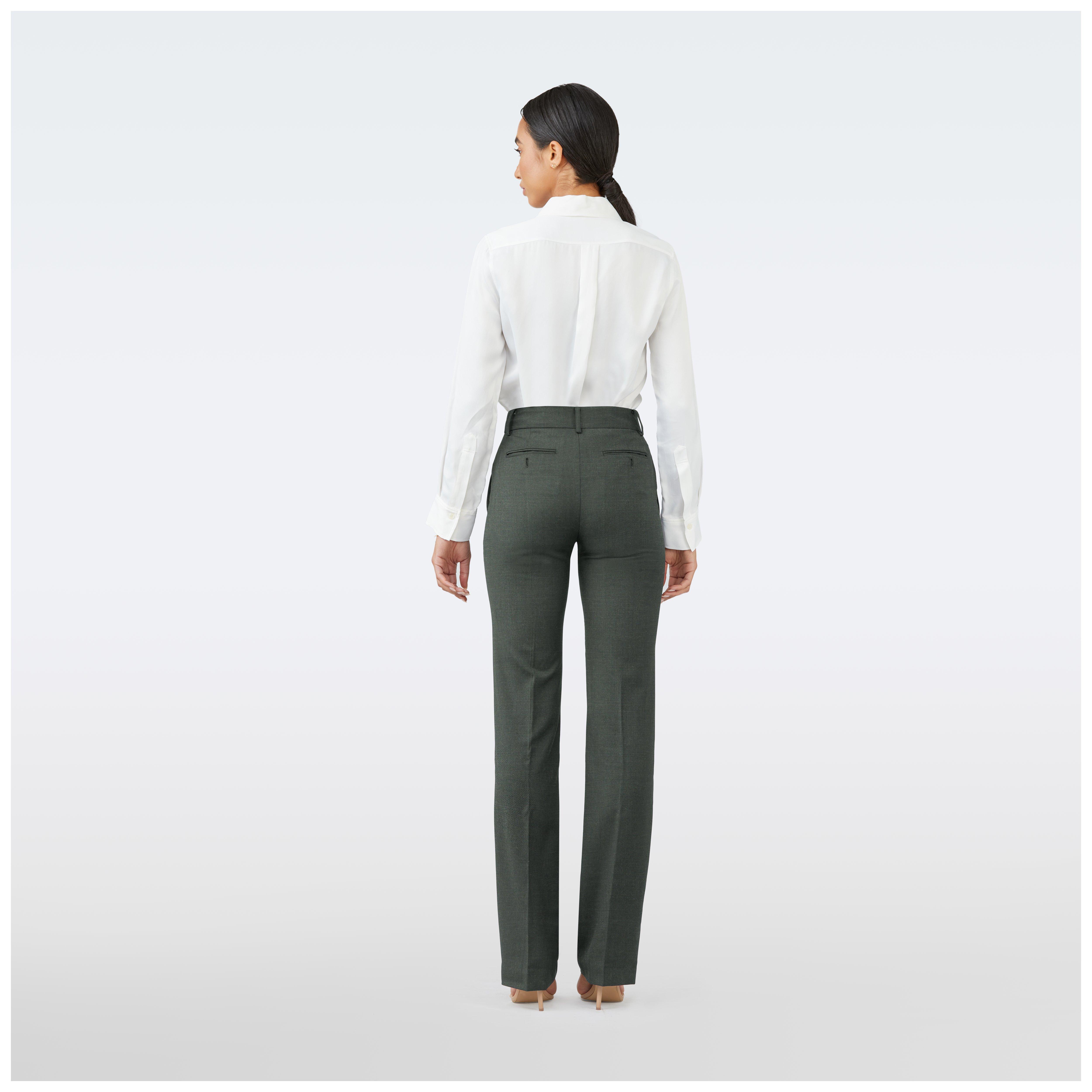 Product thumbnail 2 Green pants women - Solid Design from Seasonal Indochino Collection