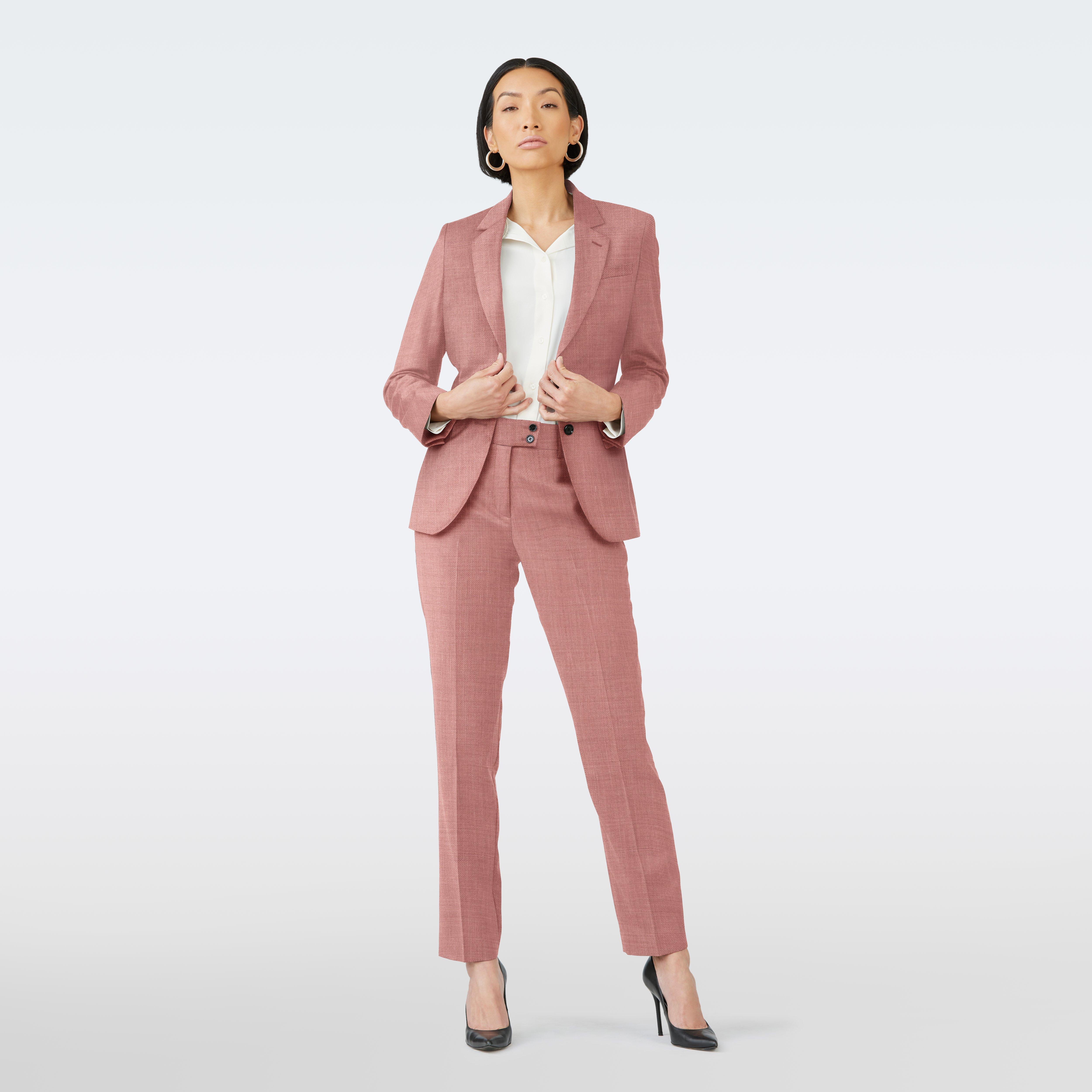 Pink suit women - Solid Design from Seasonal Indochino Collection