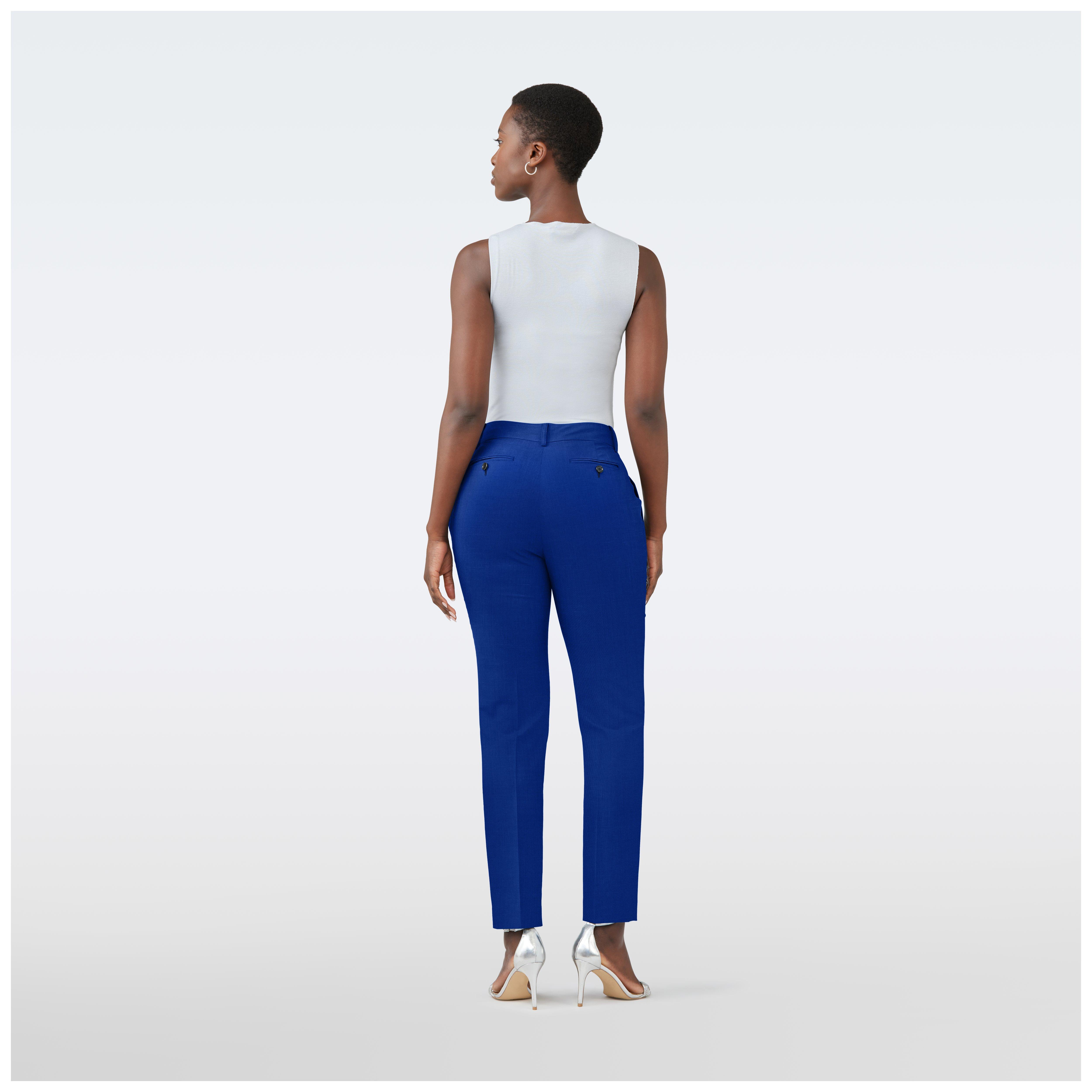 Product thumbnail 2 Blue pants women - Solid Design from Seasonal Indochino Collection