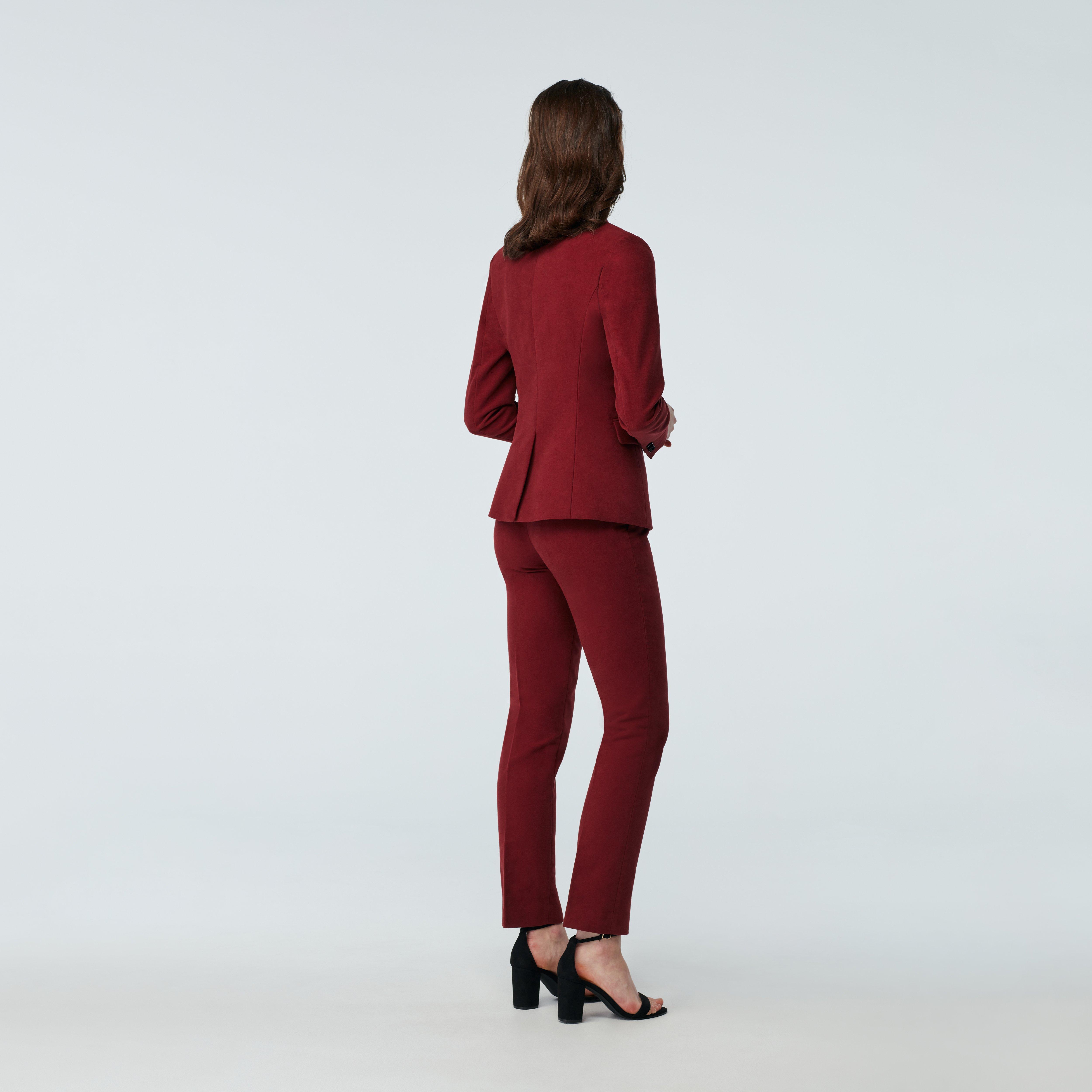 Product thumbnail 2 Burgundy suit women - Solid Design from Fall / Winter Indochino Collection