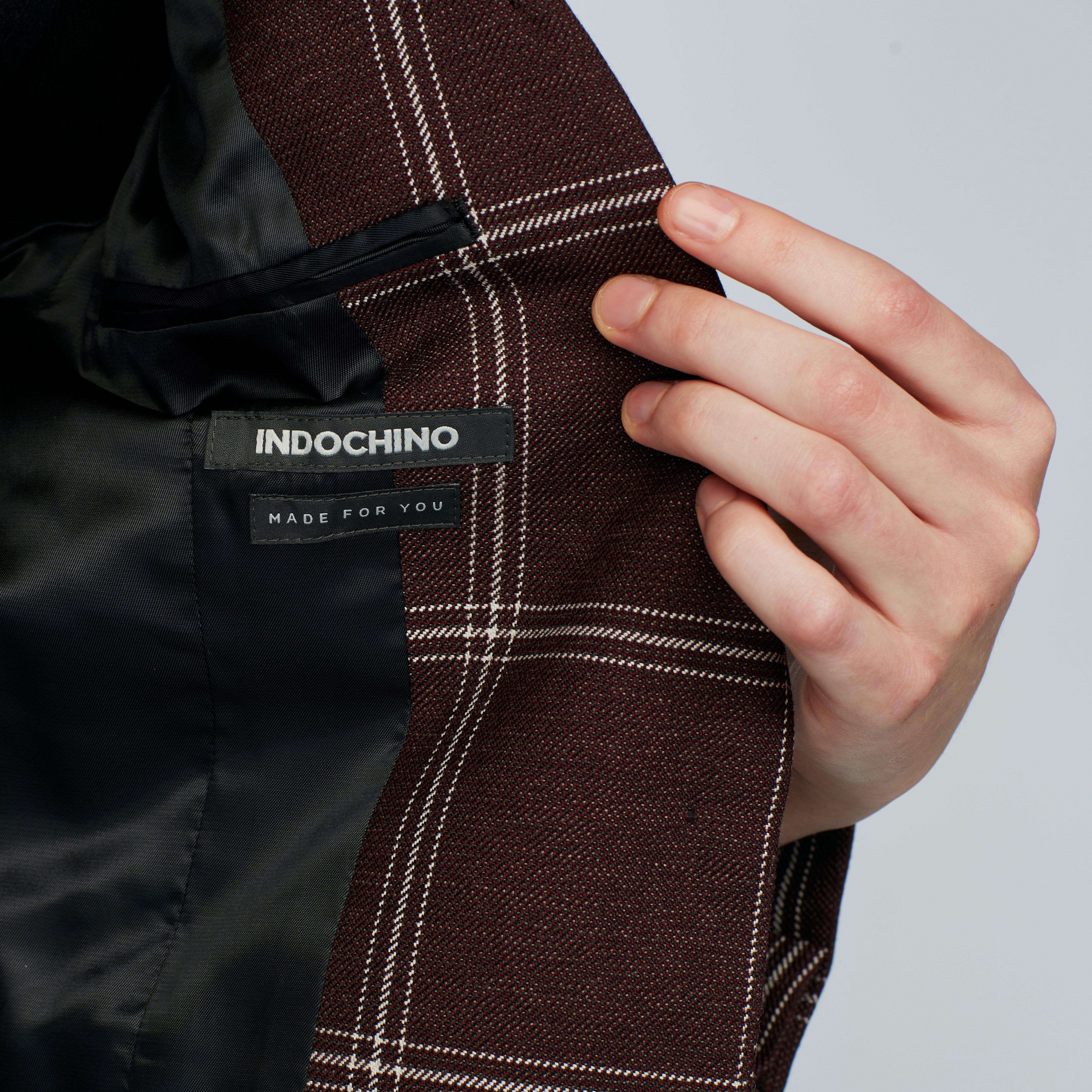Product thumbnail 5 Burgundy suit women - Checked Design from Fall / Winter Indochino Collection