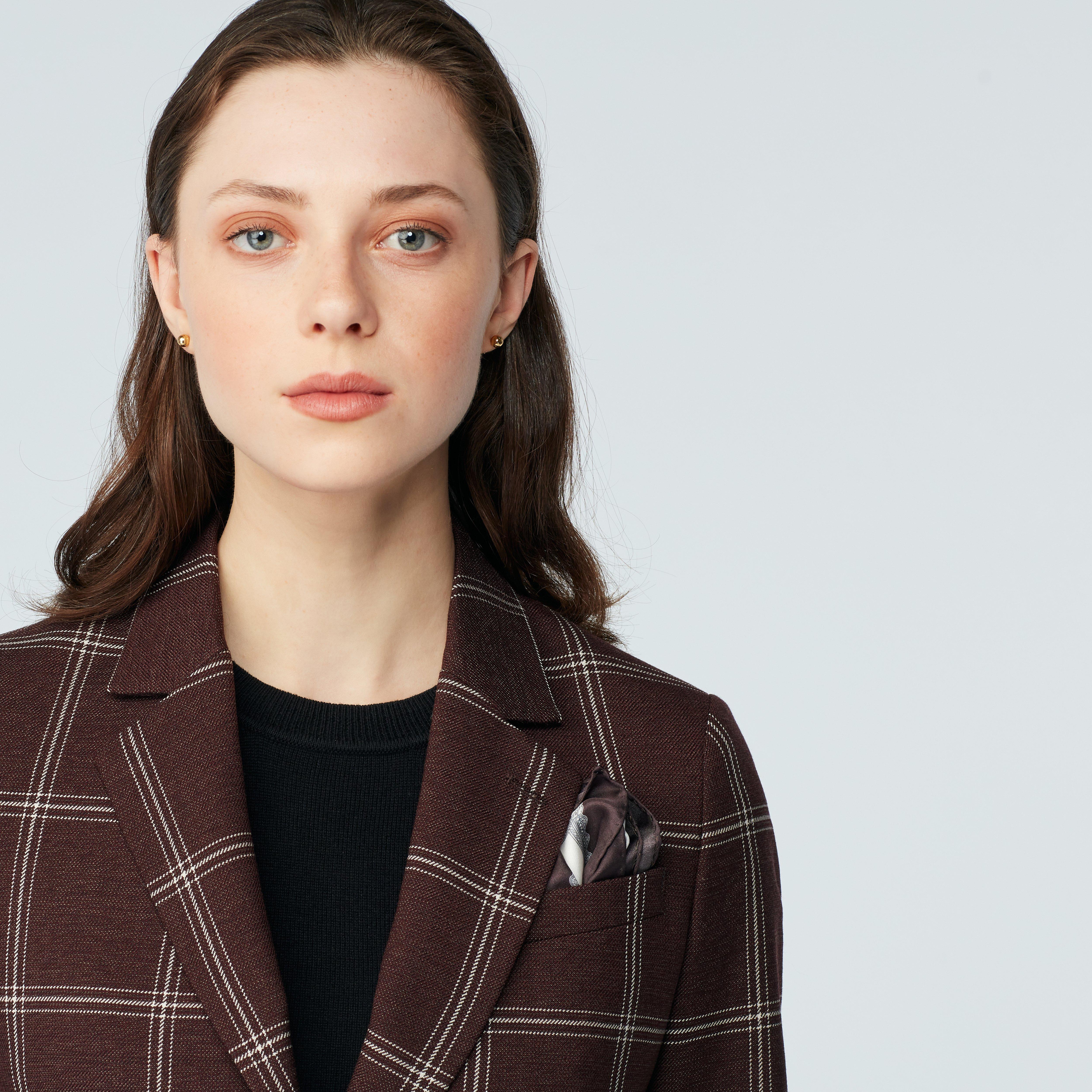 Product thumbnail 6 Burgundy suit women - Checked Design from Fall / Winter Indochino Collection