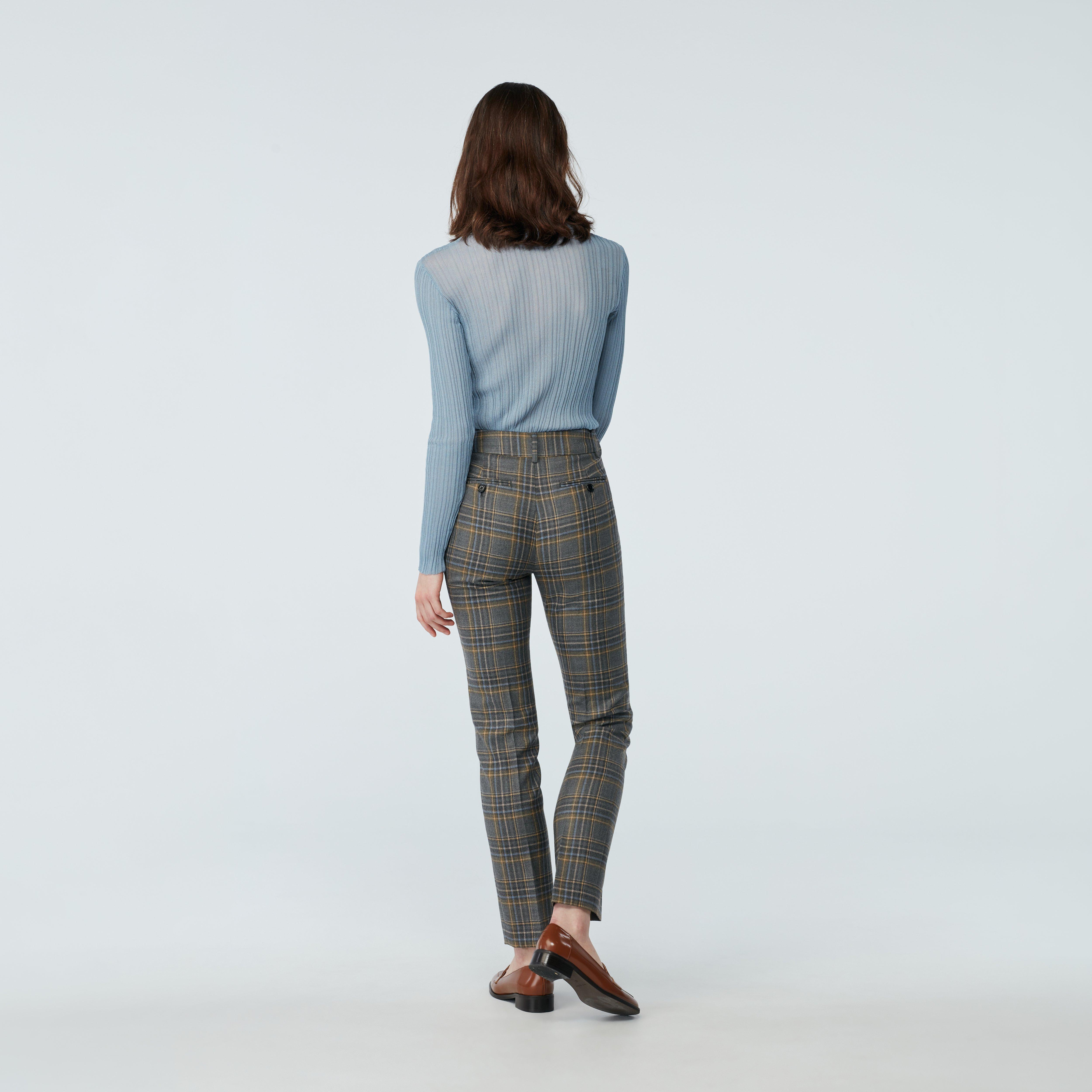 Product thumbnail 2 Gray pants women - Checked Design from Indochino Collection