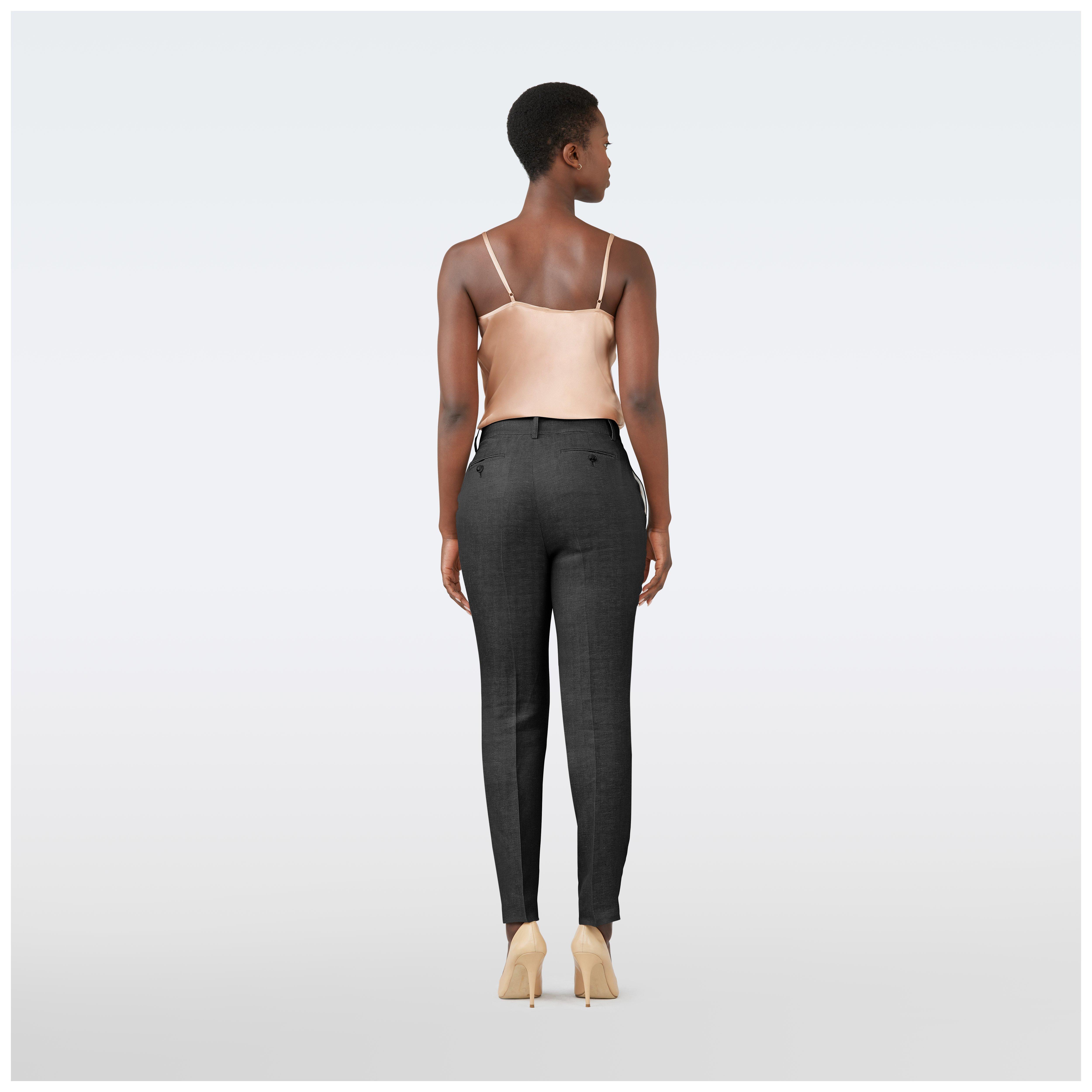 Product thumbnail 2 Gray pants women - Solid Design from Indochino Collection