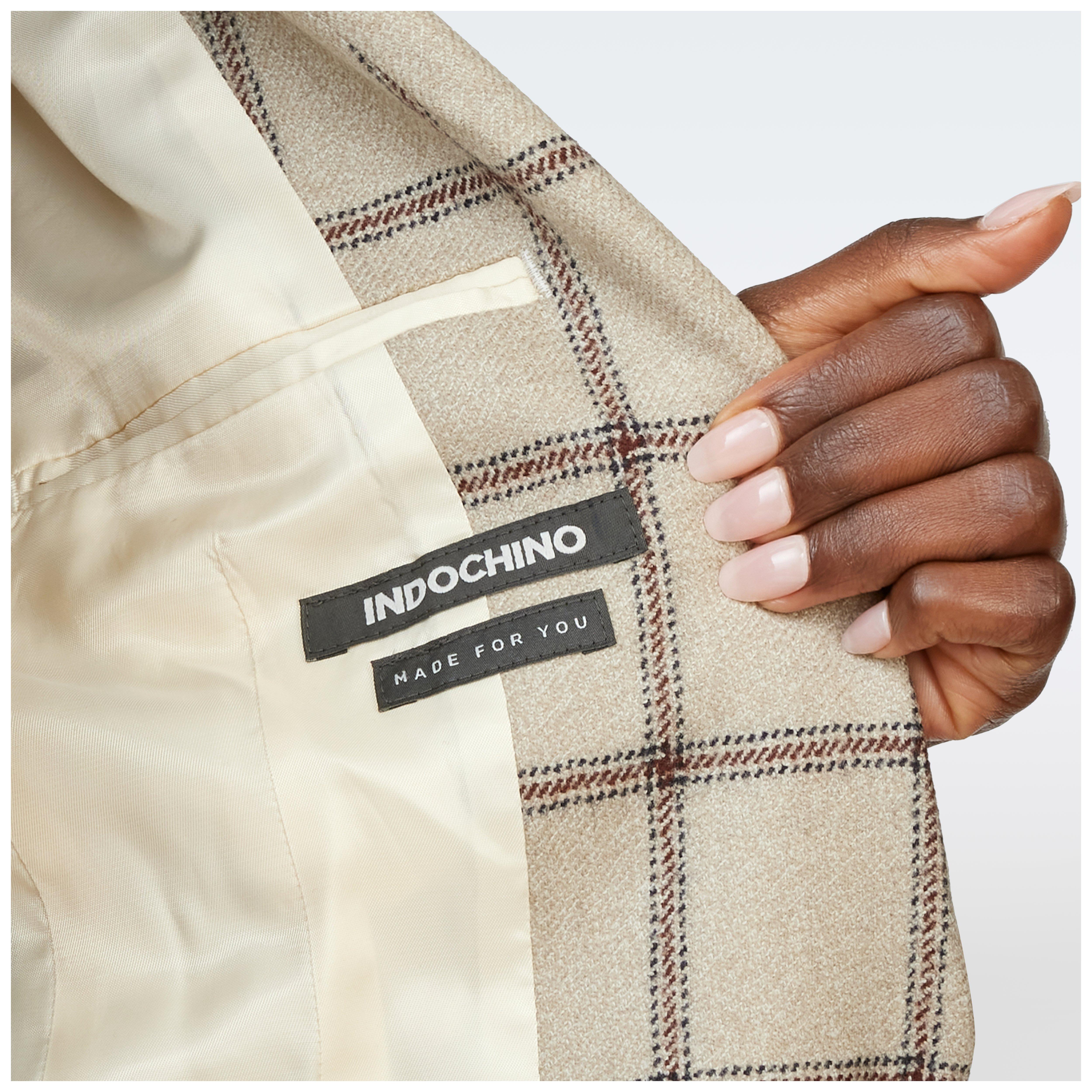 Product thumbnail 5 Cream suit women - Checked Design from Italian Indochino Collection