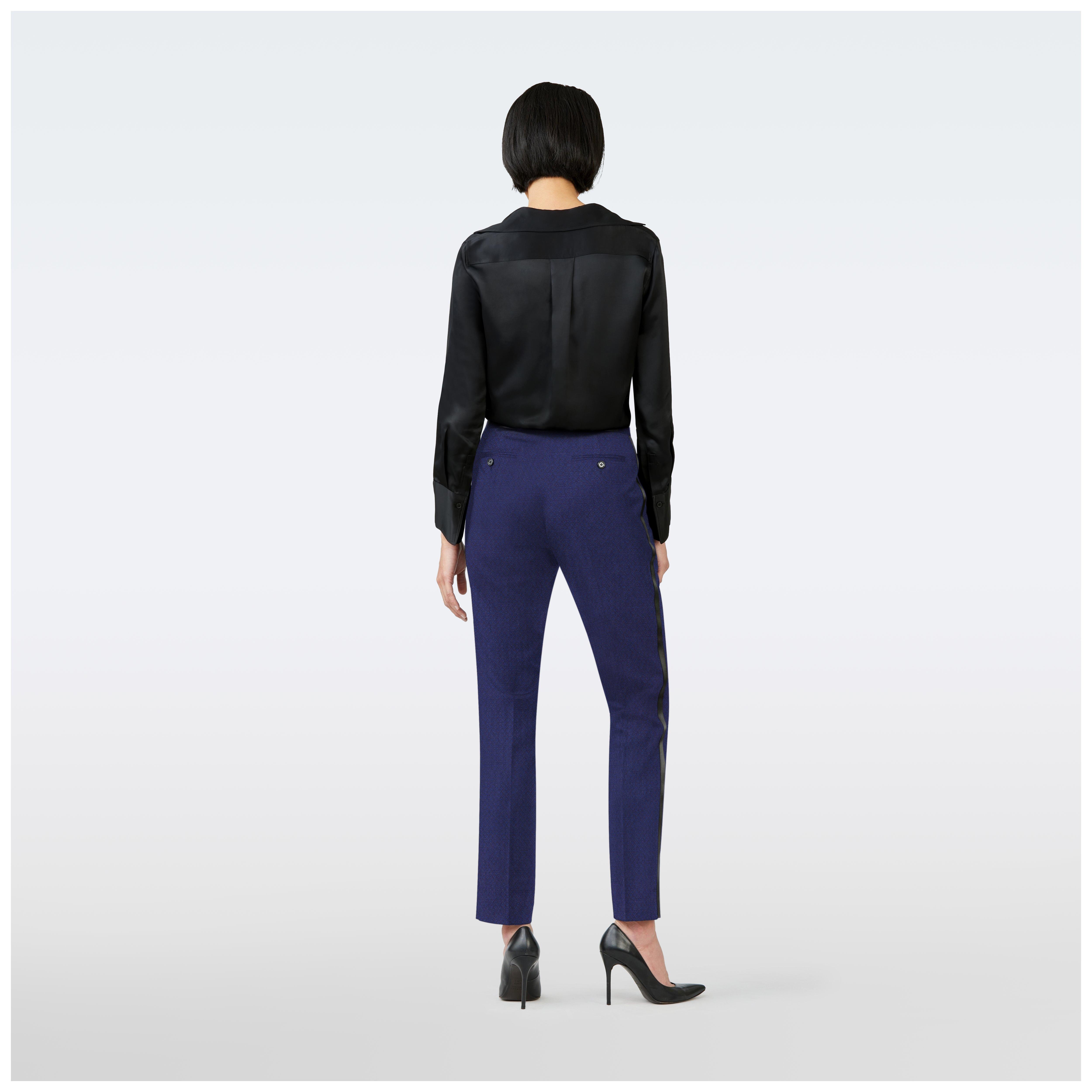 Product thumbnail 2 Navy pants women - Highworth Solid Design from Tuxedo Indochino Collection