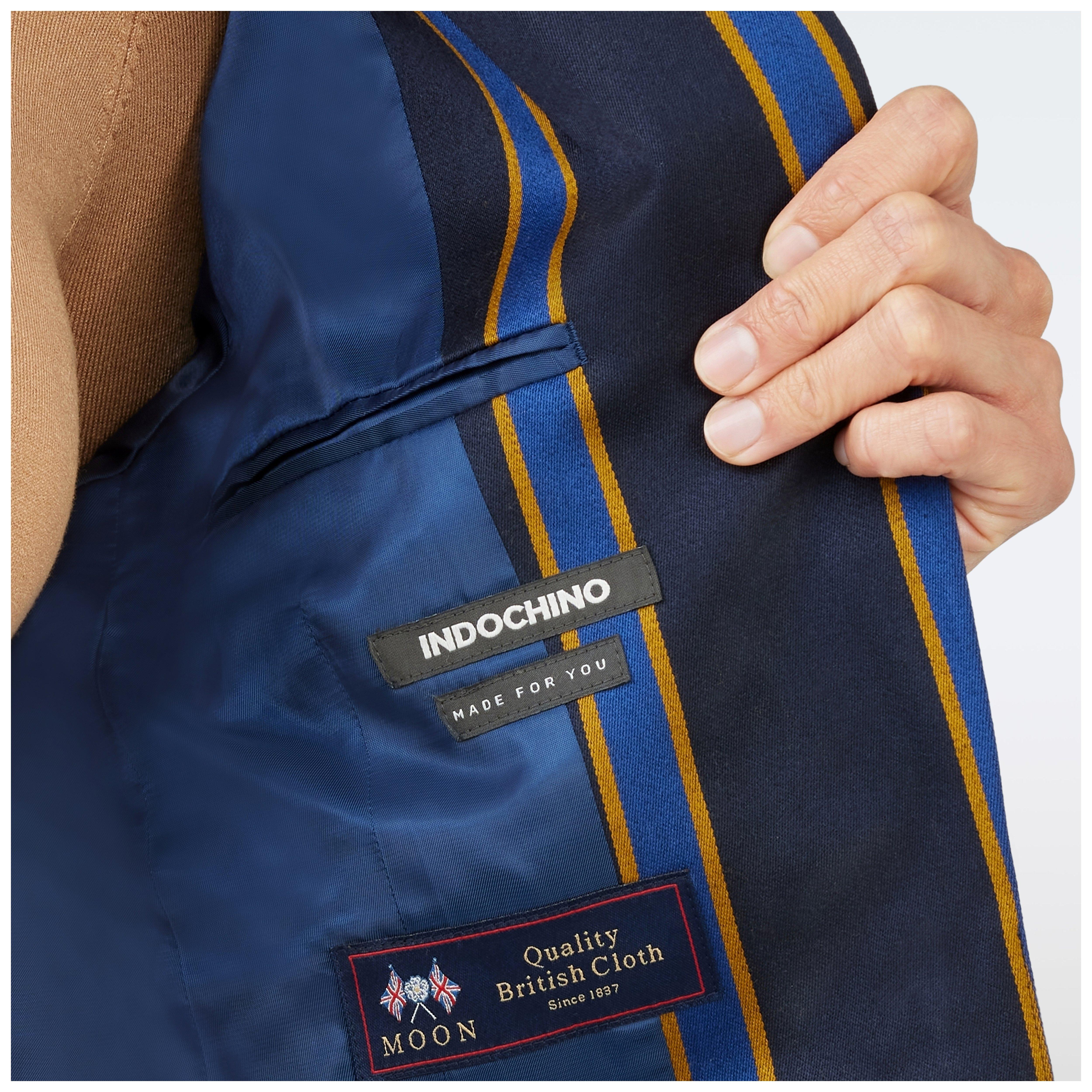 Product thumbnail 3 Navy blazer women - Bardwell Striped Design from british Indochino Collection