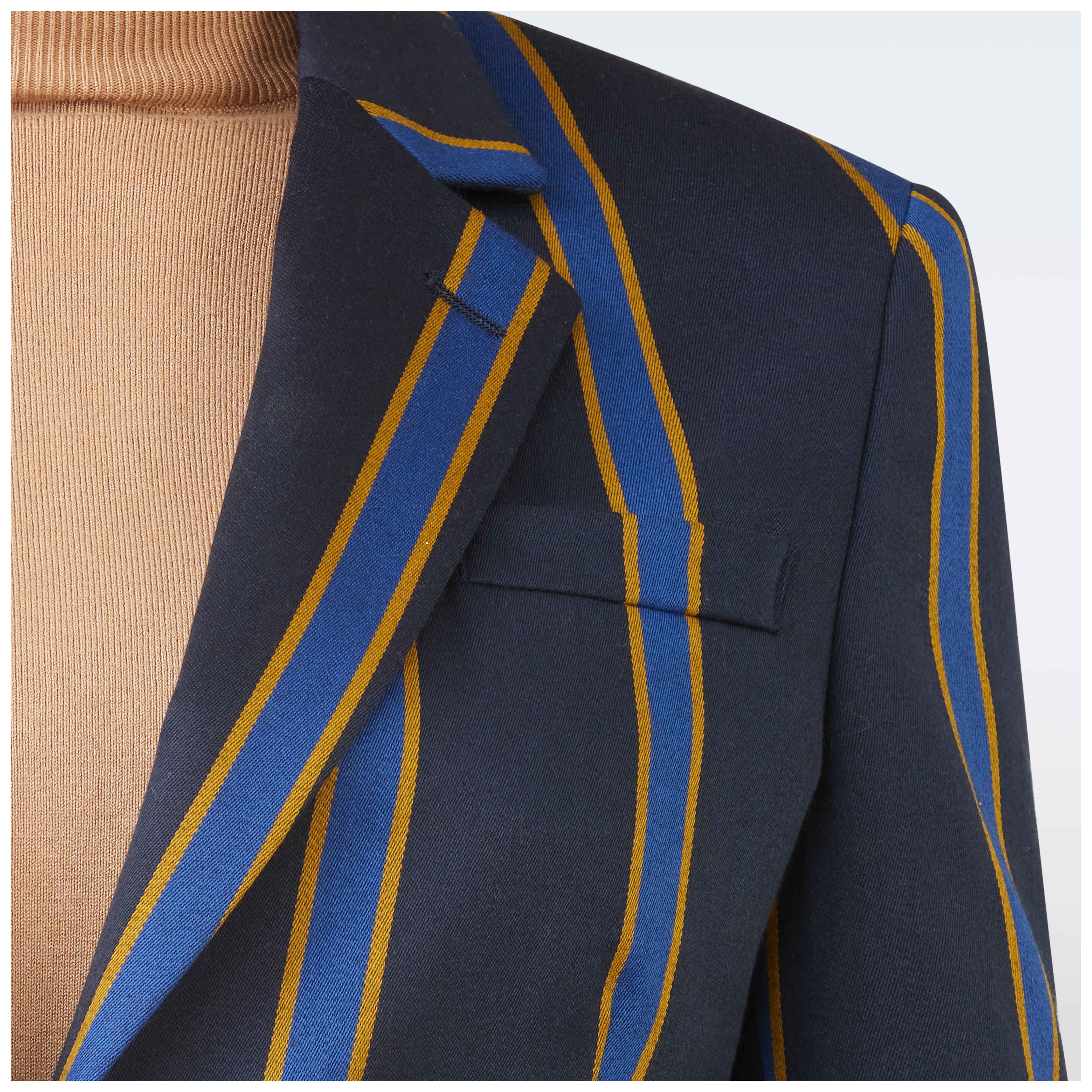 Product thumbnail 4 Navy blazer women - Bardwell Striped Design from british Indochino Collection