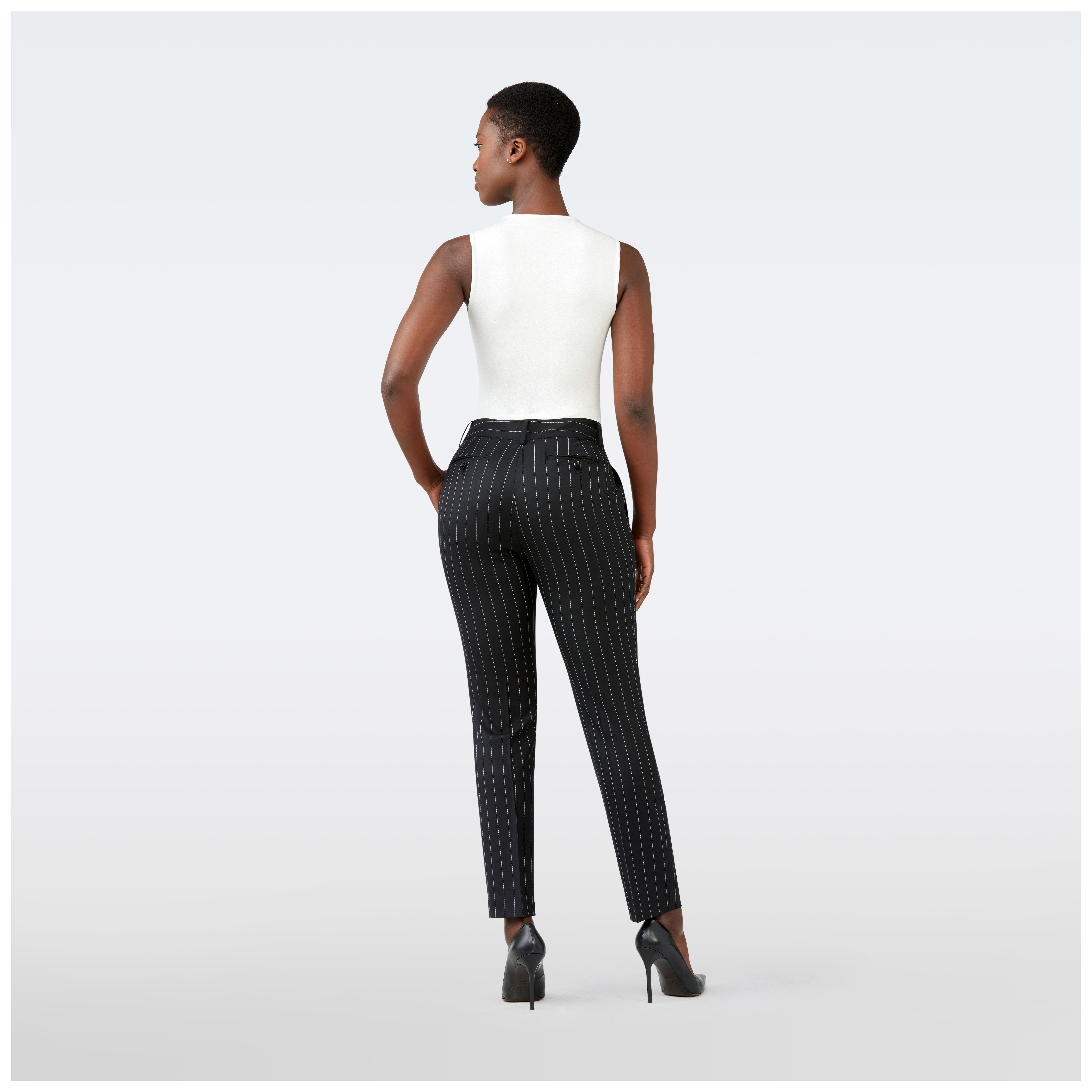 Product thumbnail 2 Black pants women - Harrogate Striped Design from Luxury Indochino Collection
