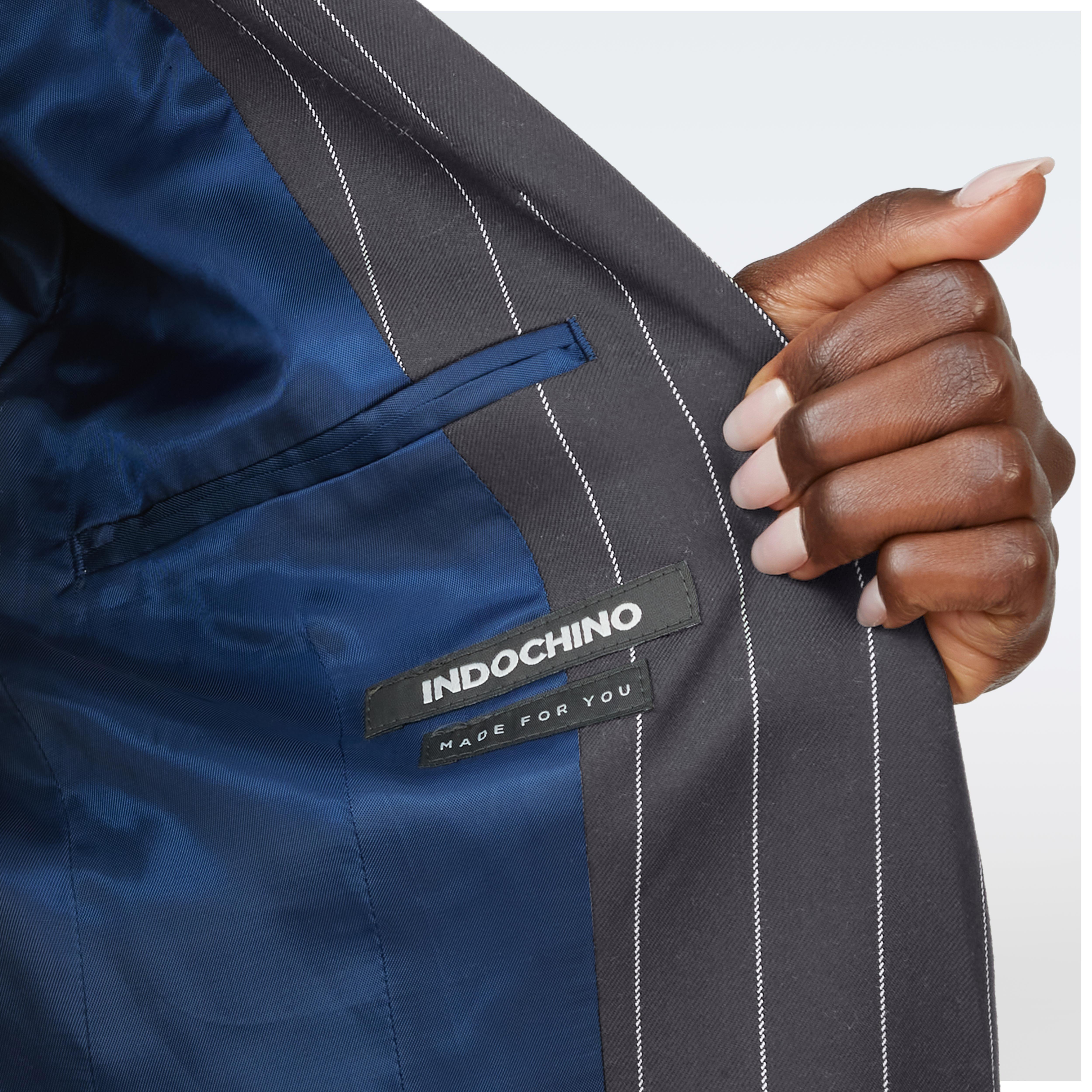Product thumbnail 5 Gray suit women - Striped Design from Indochino Collection
