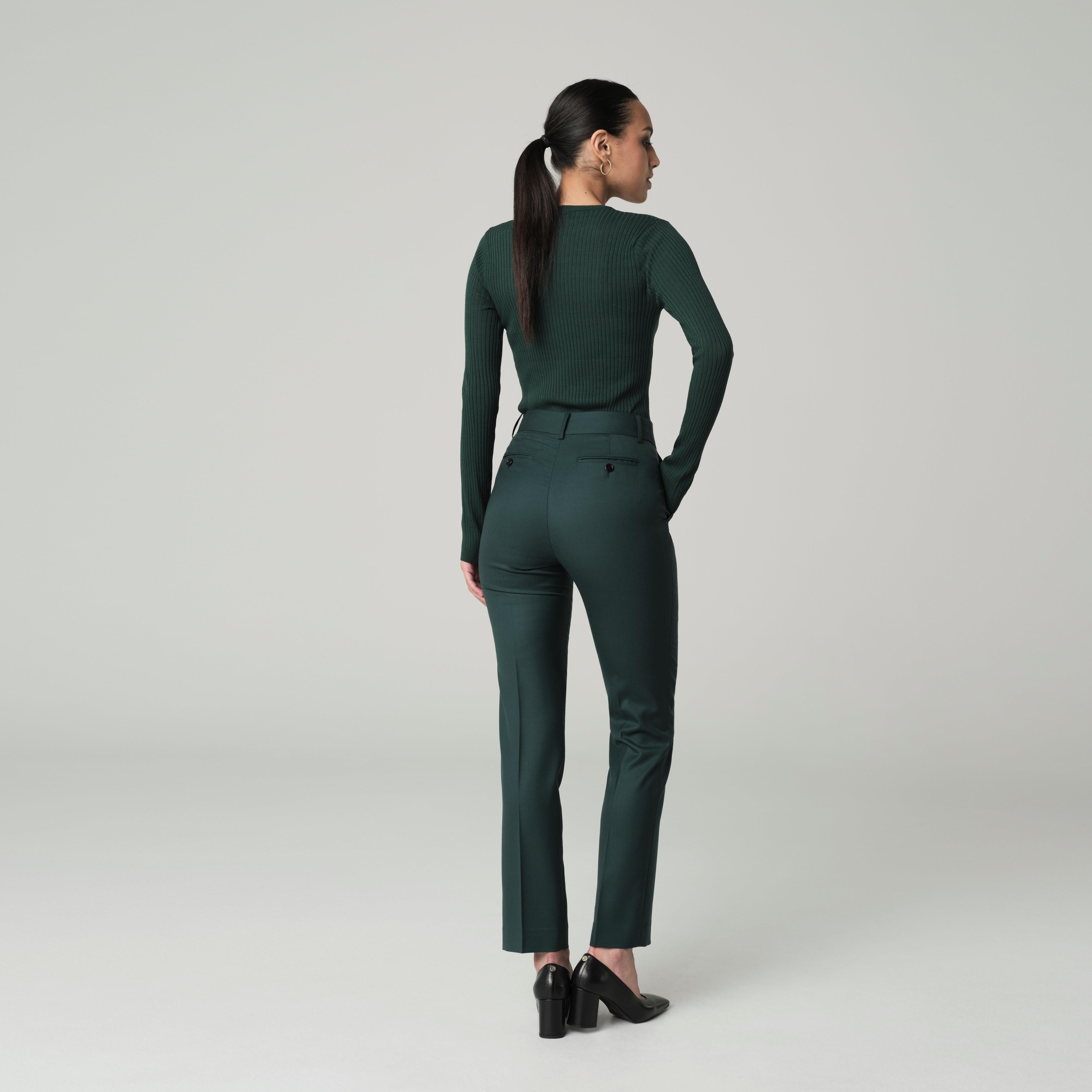Product thumbnail 4 Green suit women - Harrogate Solid Design from Luxury Indochino Collection