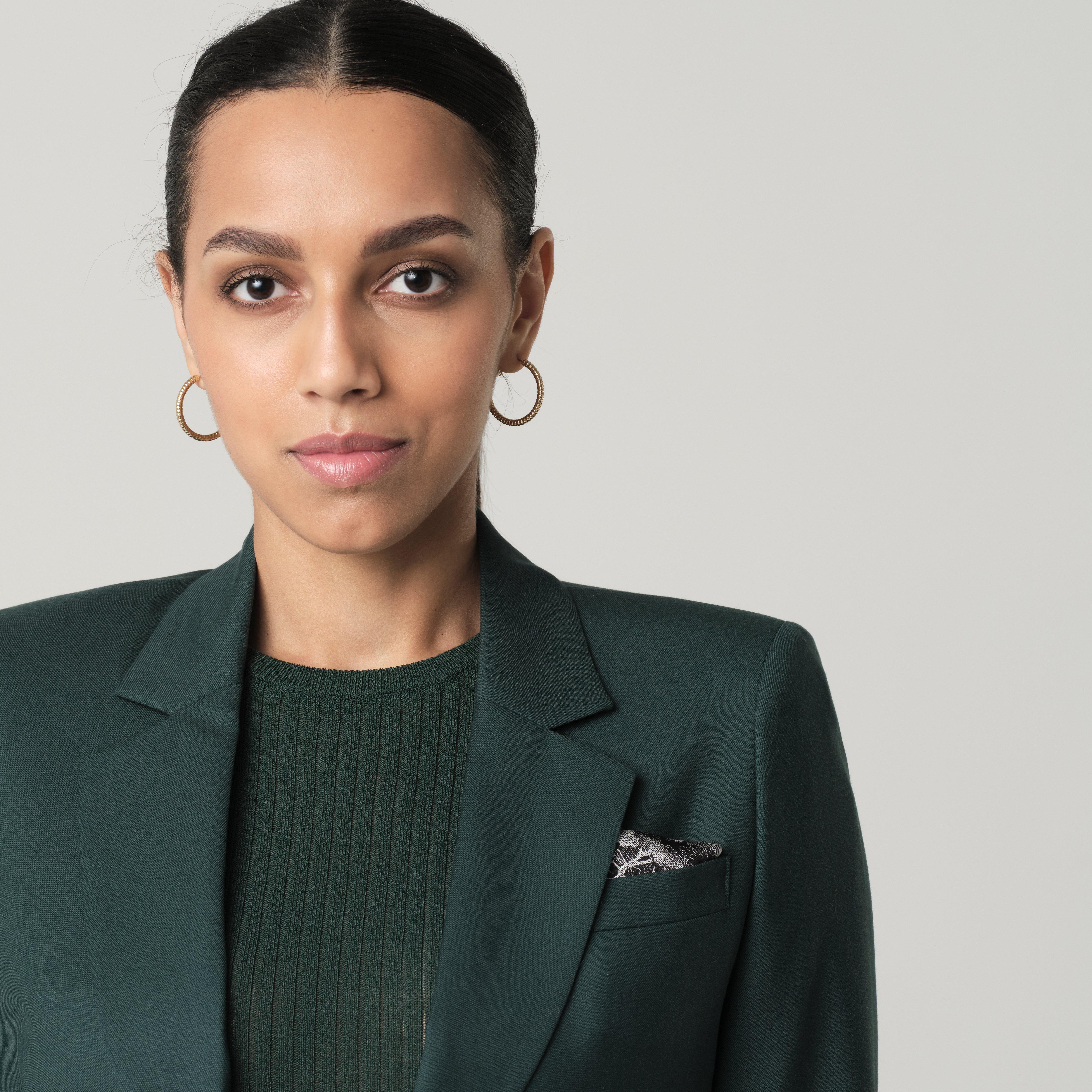 Product thumbnail 6 Green suit women - Harrogate Solid Design from Luxury Indochino Collection