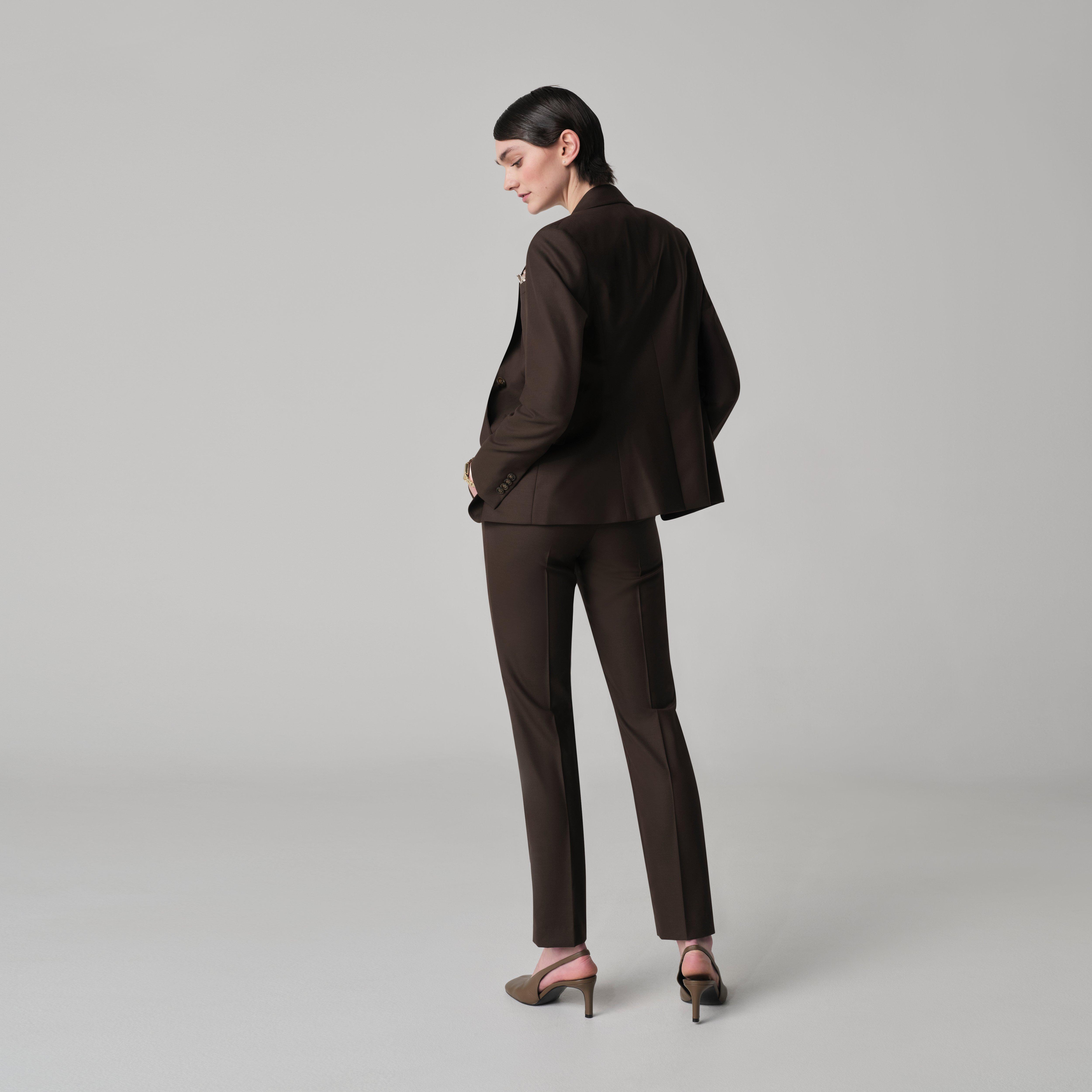 Product thumbnail 2 Brown blazer women - Harrogate Solid Design from Luxury Indochino Collection