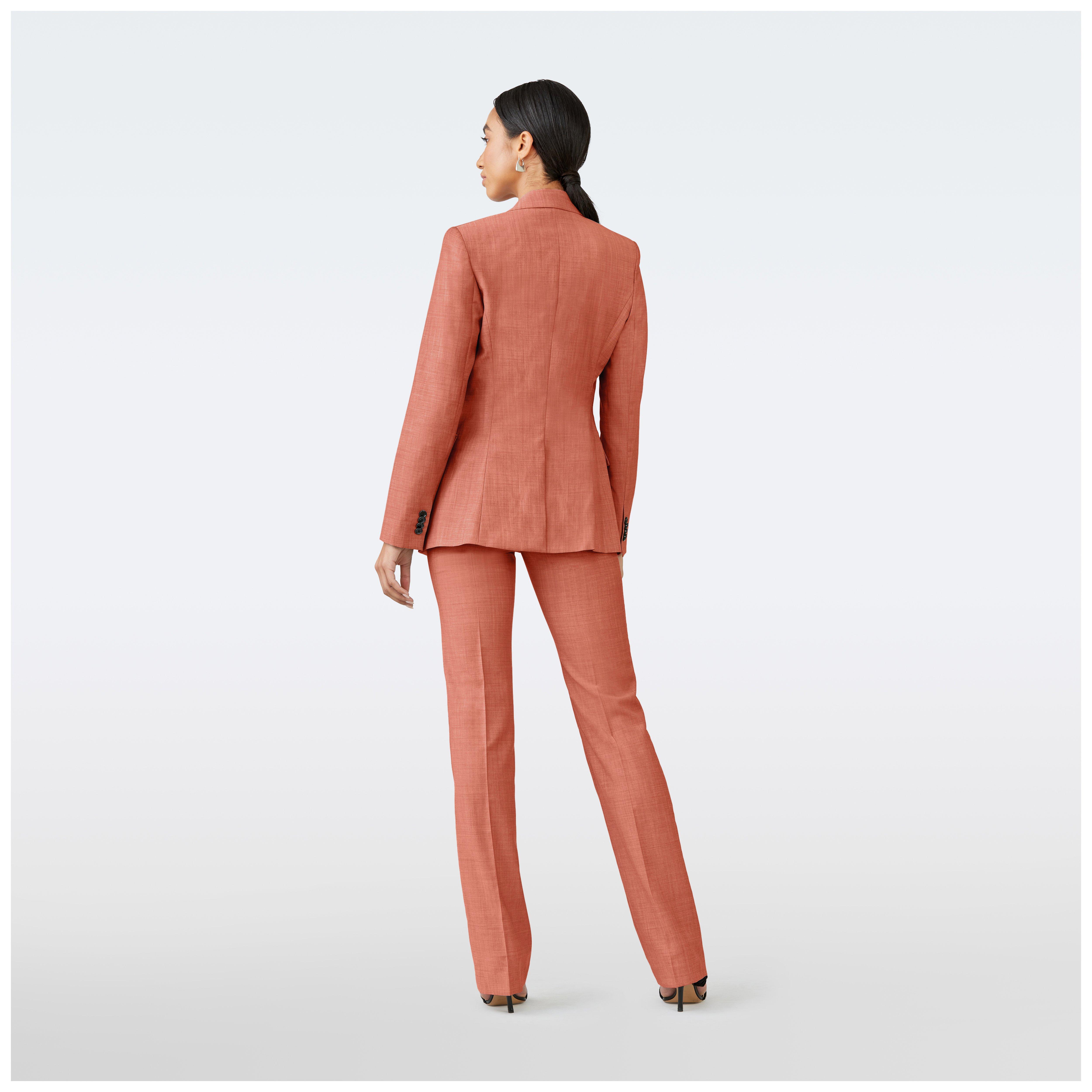 Product thumbnail 2 Orange suit women - Hamilton Solid Design from Luxury Indochino Collection