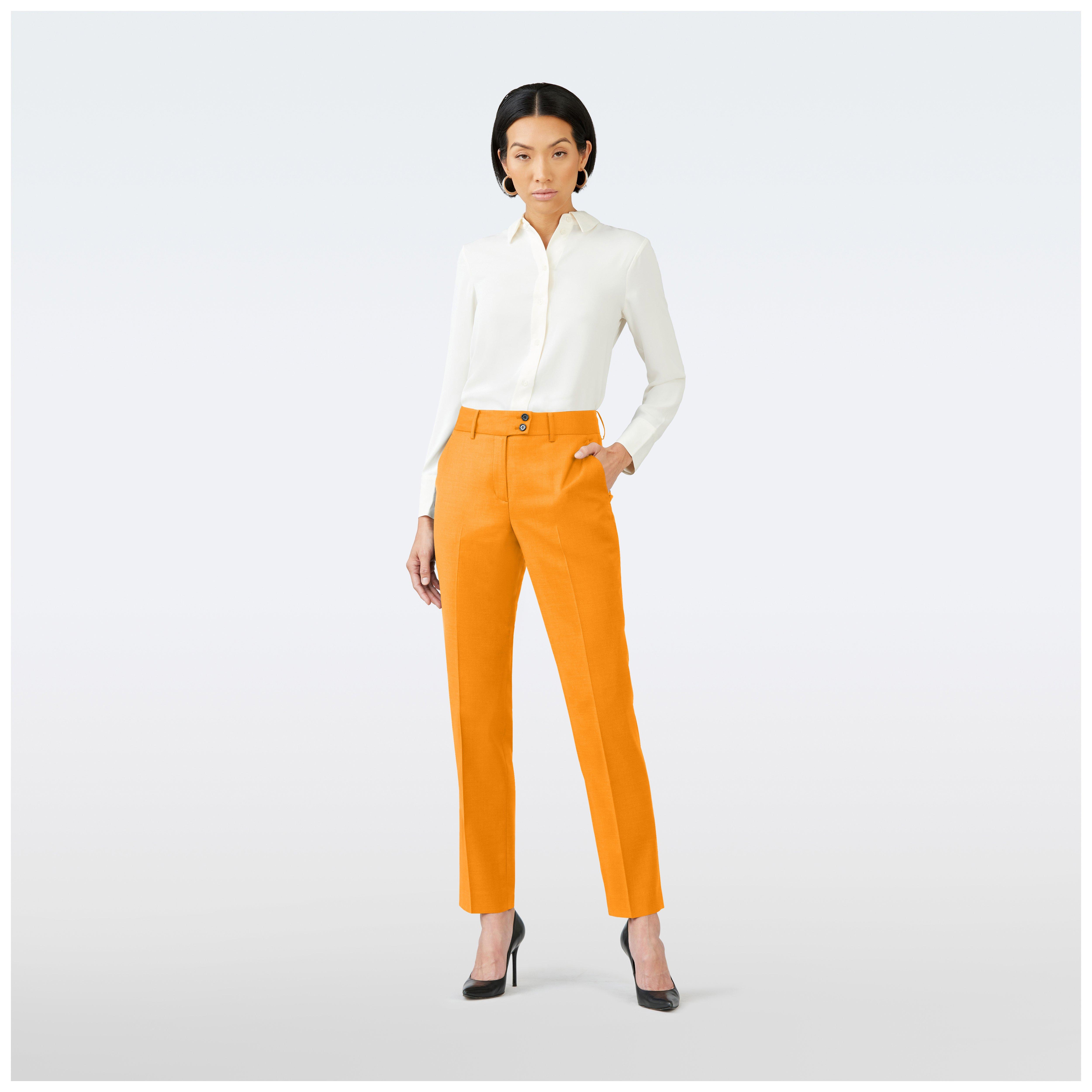 Product thumbnail 3 Orange suit women - Harrogate Solid Design from Luxury Indochino Collection