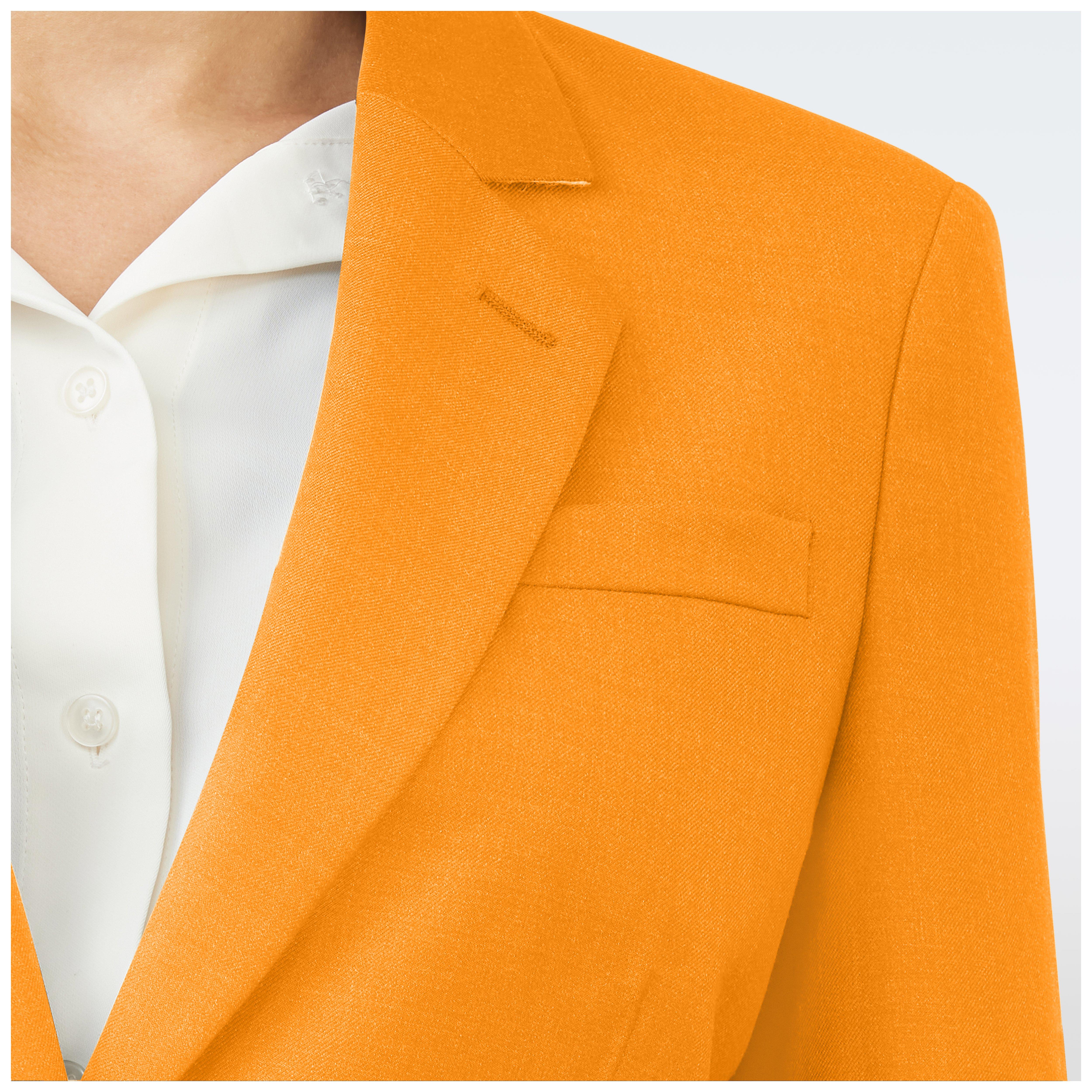 Product thumbnail 6 Orange suit women - Harrogate Solid Design from Luxury Indochino Collection