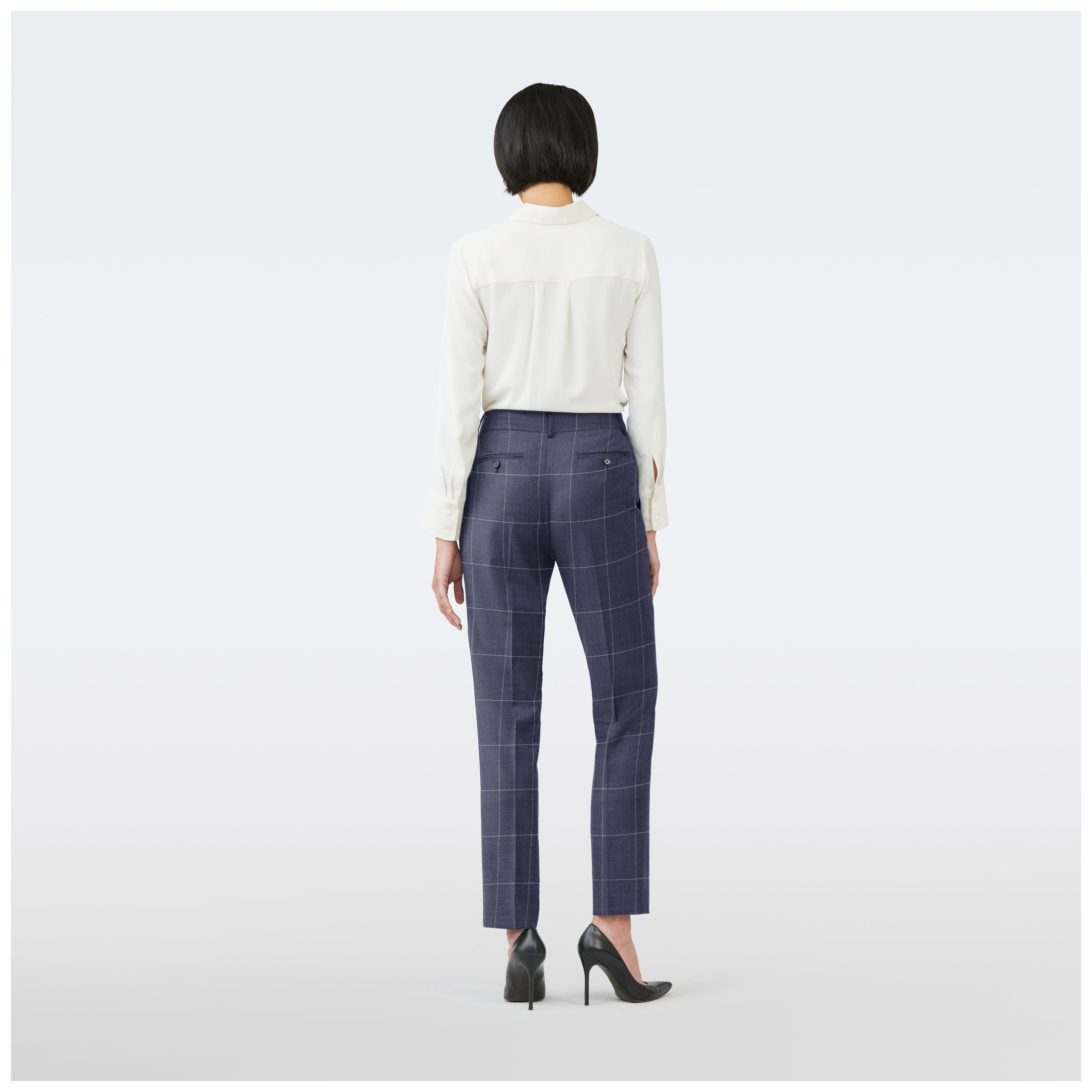 Product thumbnail 4 Blue suit women - Harrogate Checked Design from Luxury Indochino Collection