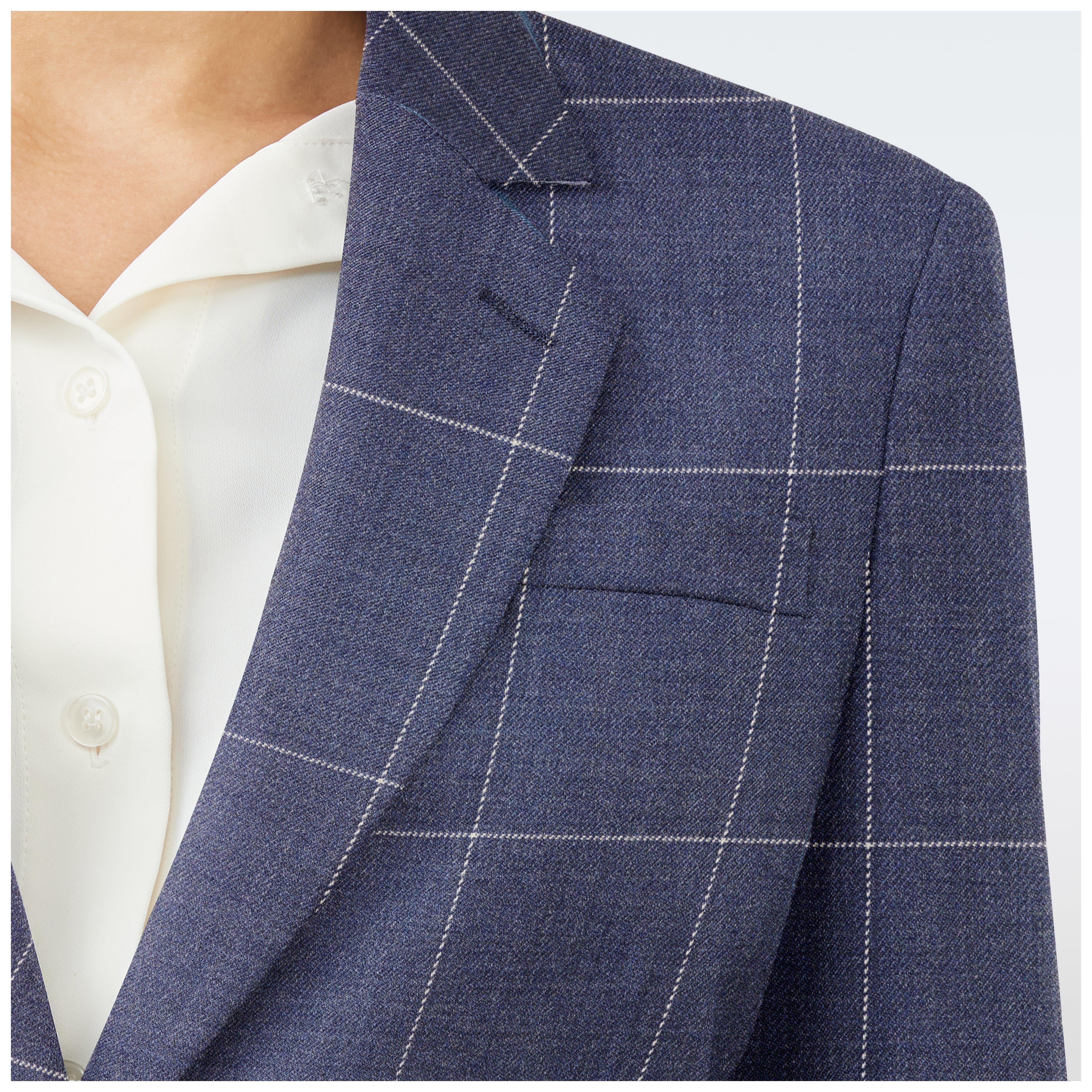 Product thumbnail 6 Blue suit women - Harrogate Checked Design from Luxury Indochino Collection