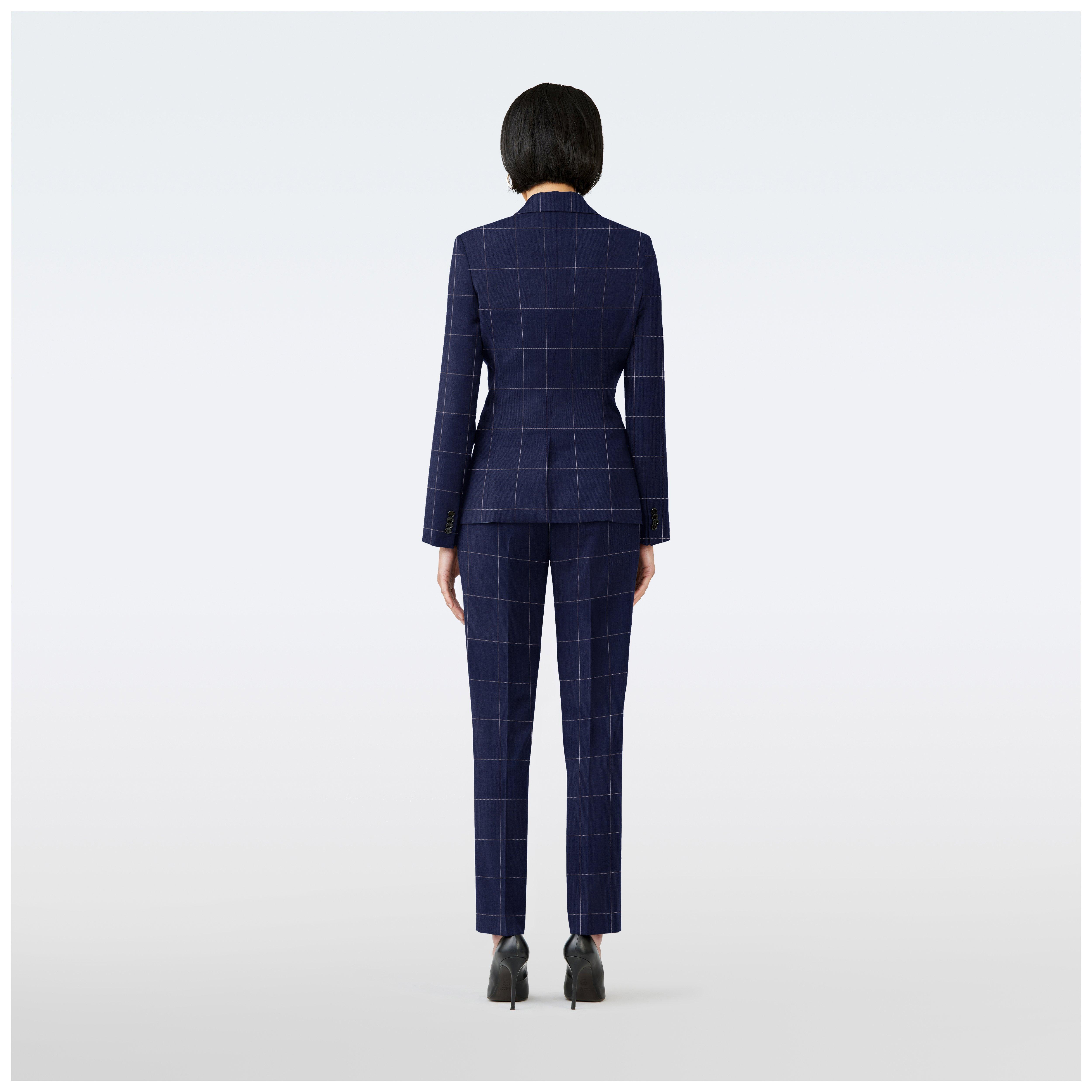 Product thumbnail 2 Navy blazer women - Harrogate Checked Design from Luxury Indochino Collection