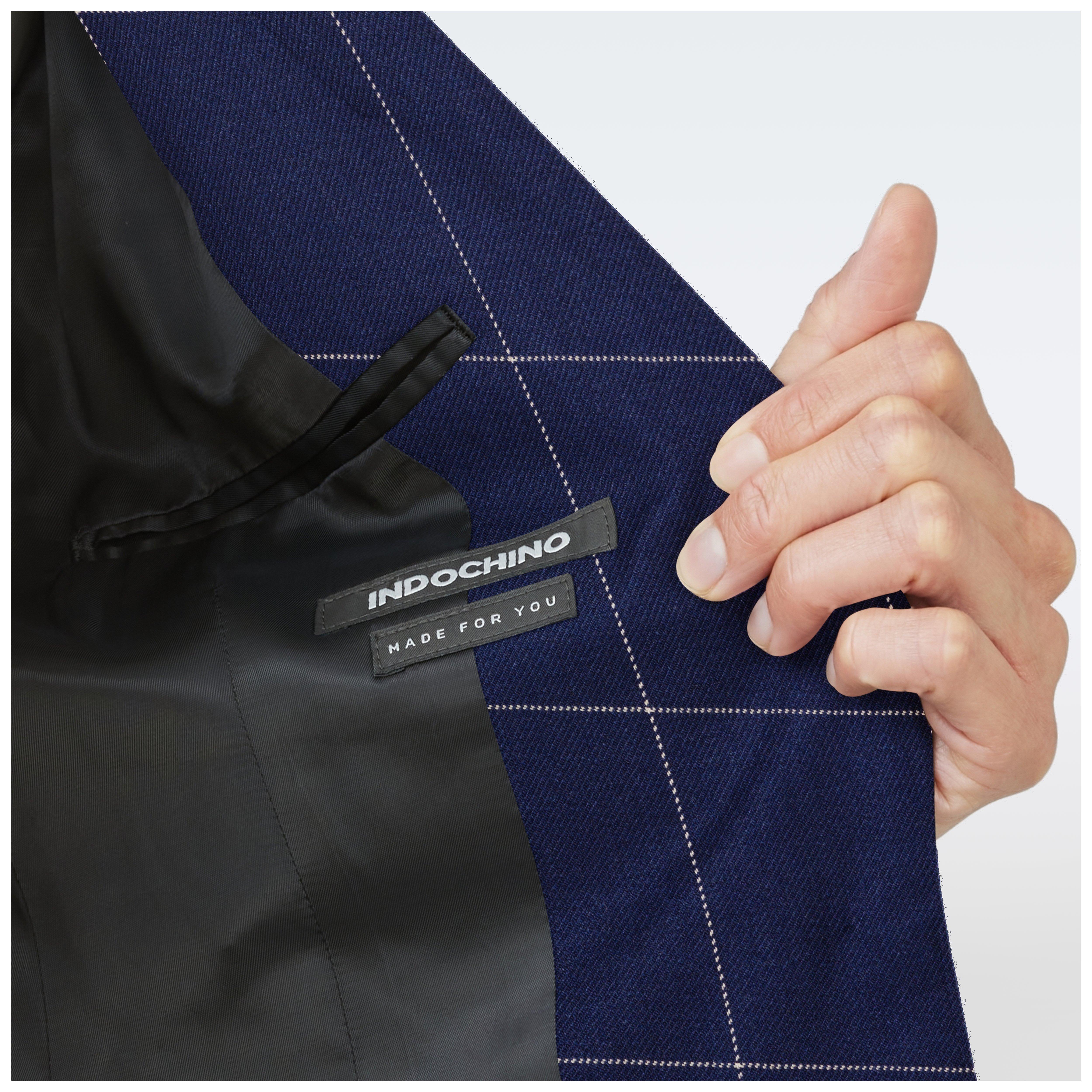 Product thumbnail 3 Navy blazer women - Harrogate Checked Design from Luxury Indochino Collection
