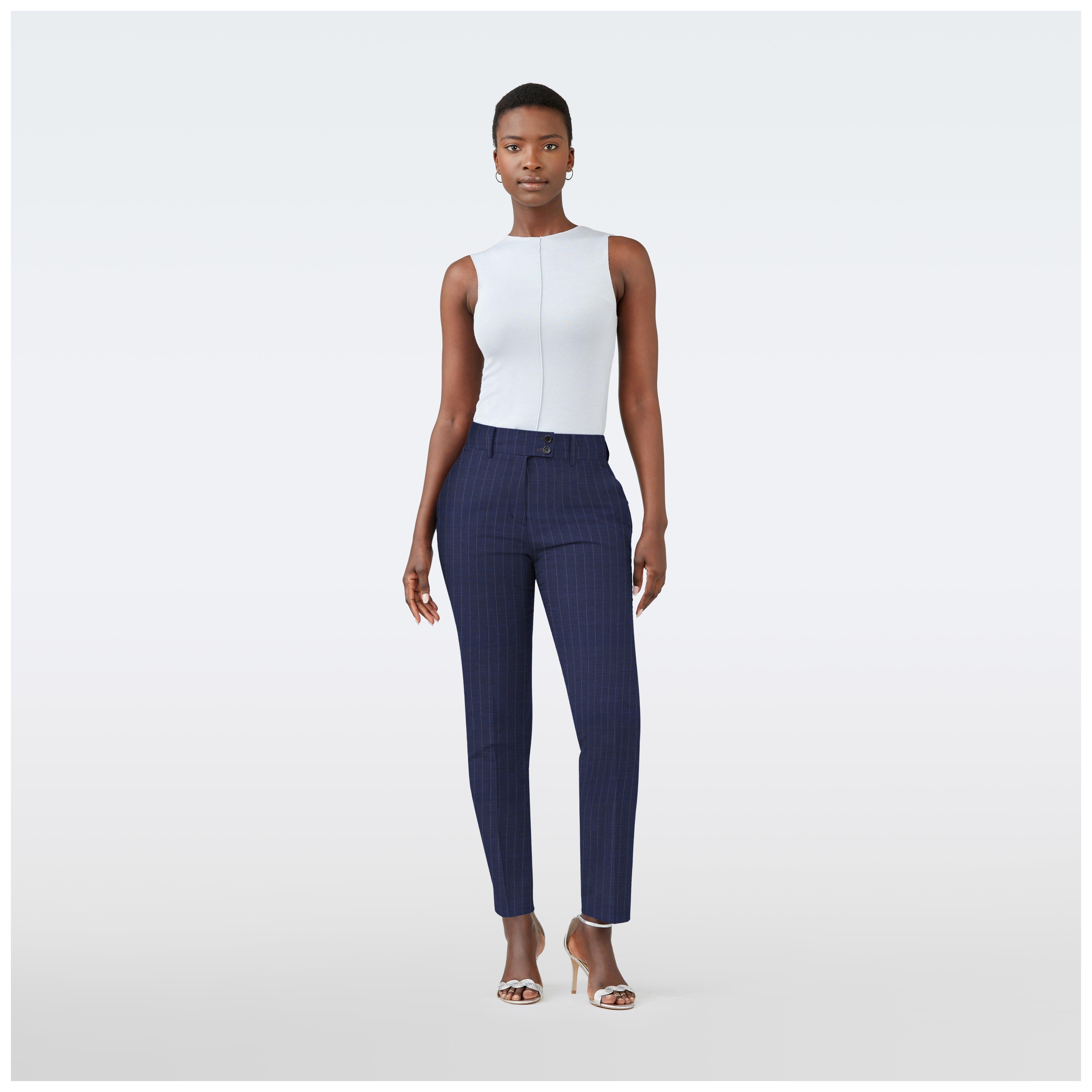 Product thumbnail 3 Blue suit women - Howell Striped Design from Luxury Indochino Collection