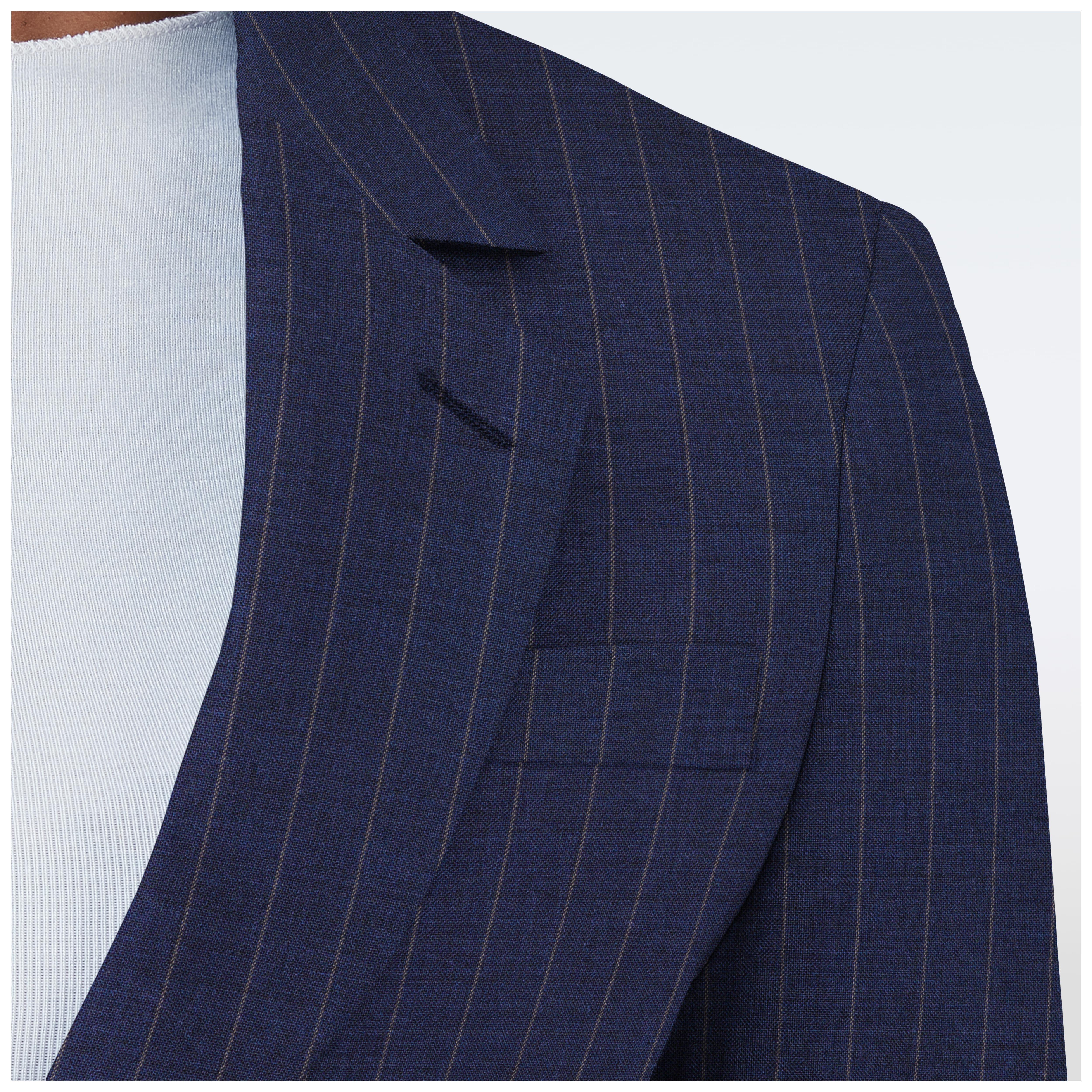 Product thumbnail 4 Blue blazer women - Howell Striped Design from Luxury Indochino Collection