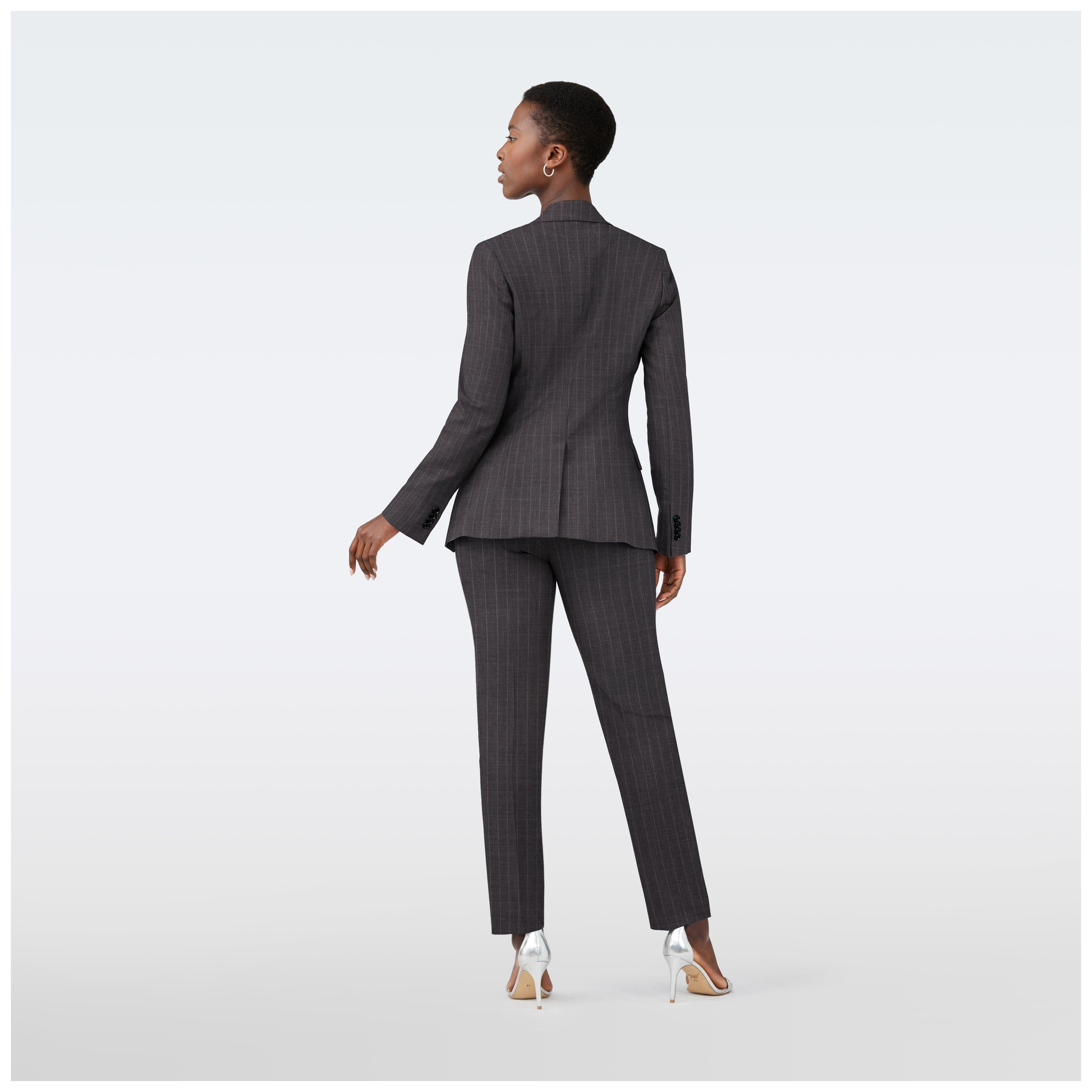 Product thumbnail 2 Gray suit women - Howell Striped Design from Luxury Indochino Collection