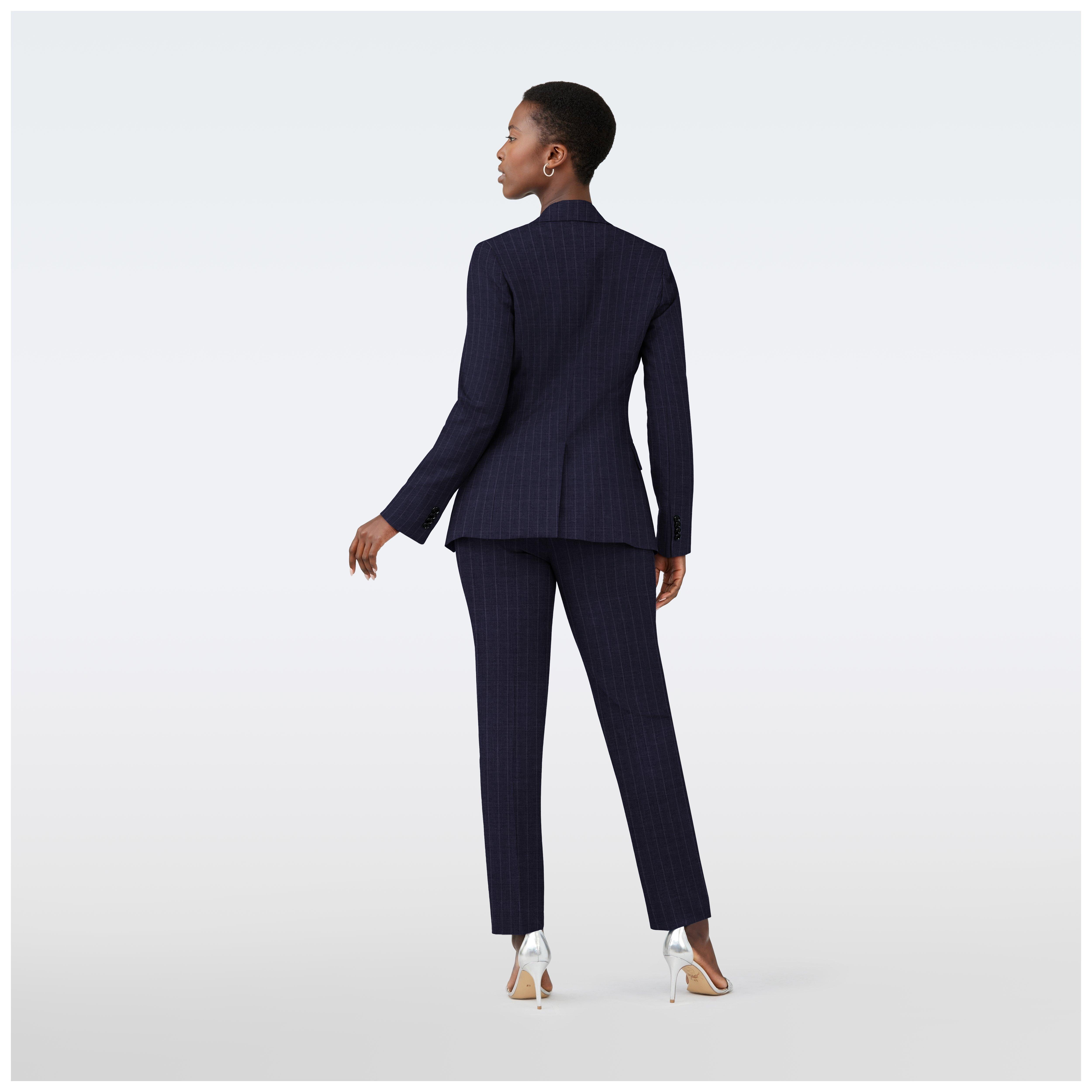 Product thumbnail 2 Navy blazer women - Howell Striped Design from Luxury Indochino Collection