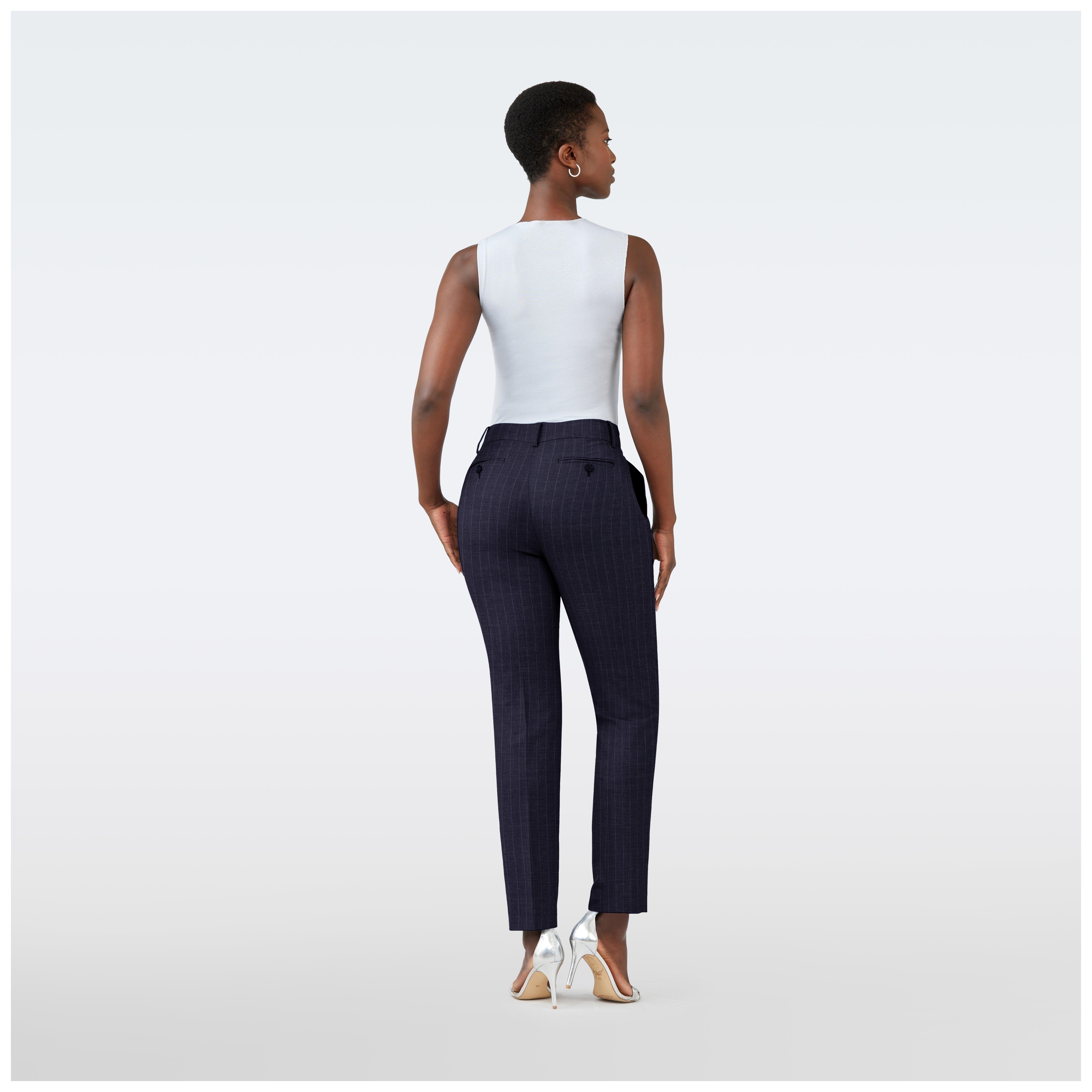 Product thumbnail 2 Navy pants women - Howell Striped Design from Luxury Indochino Collection
