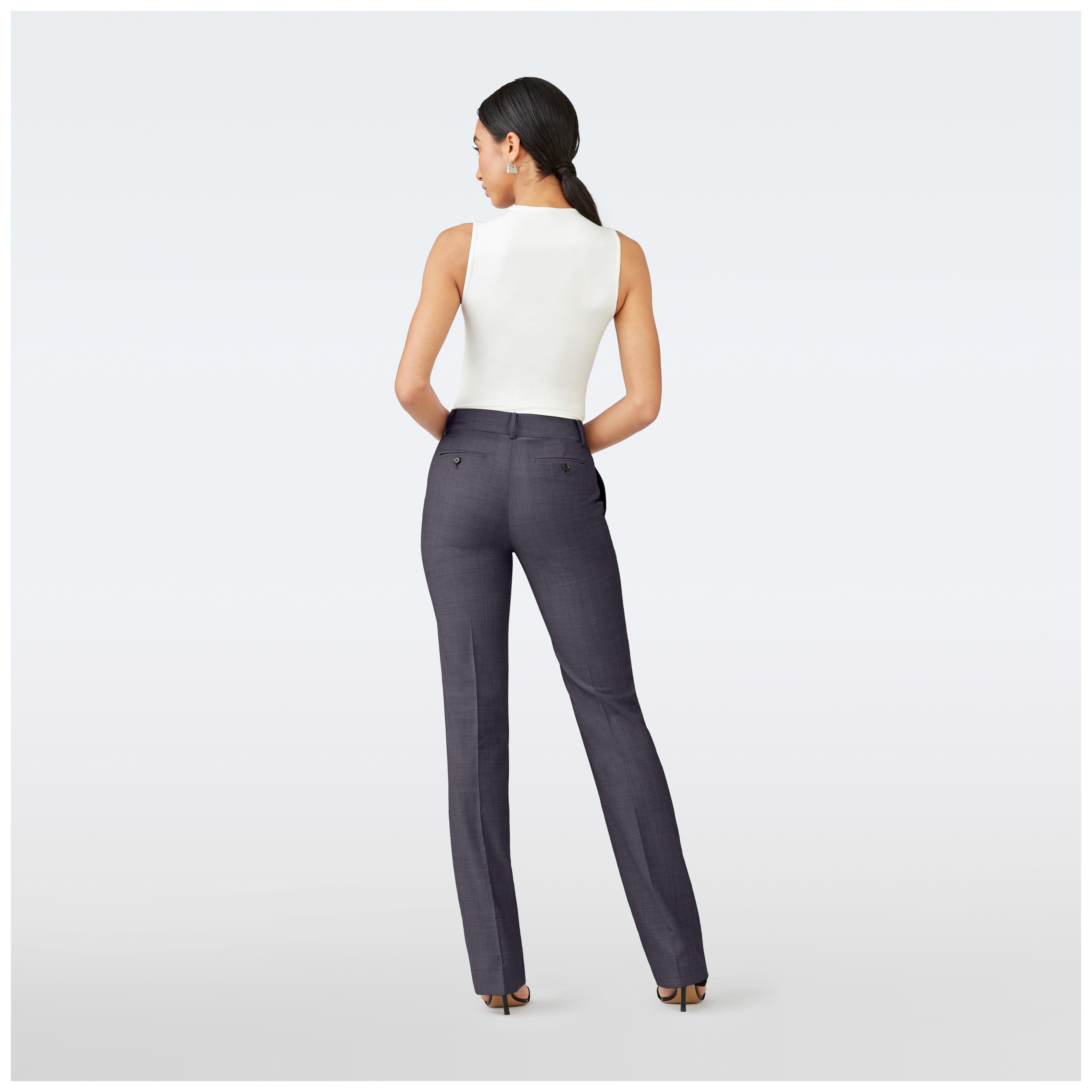 Product thumbnail 2 Gray pants women - Solid Design from Premium Indochino Collection