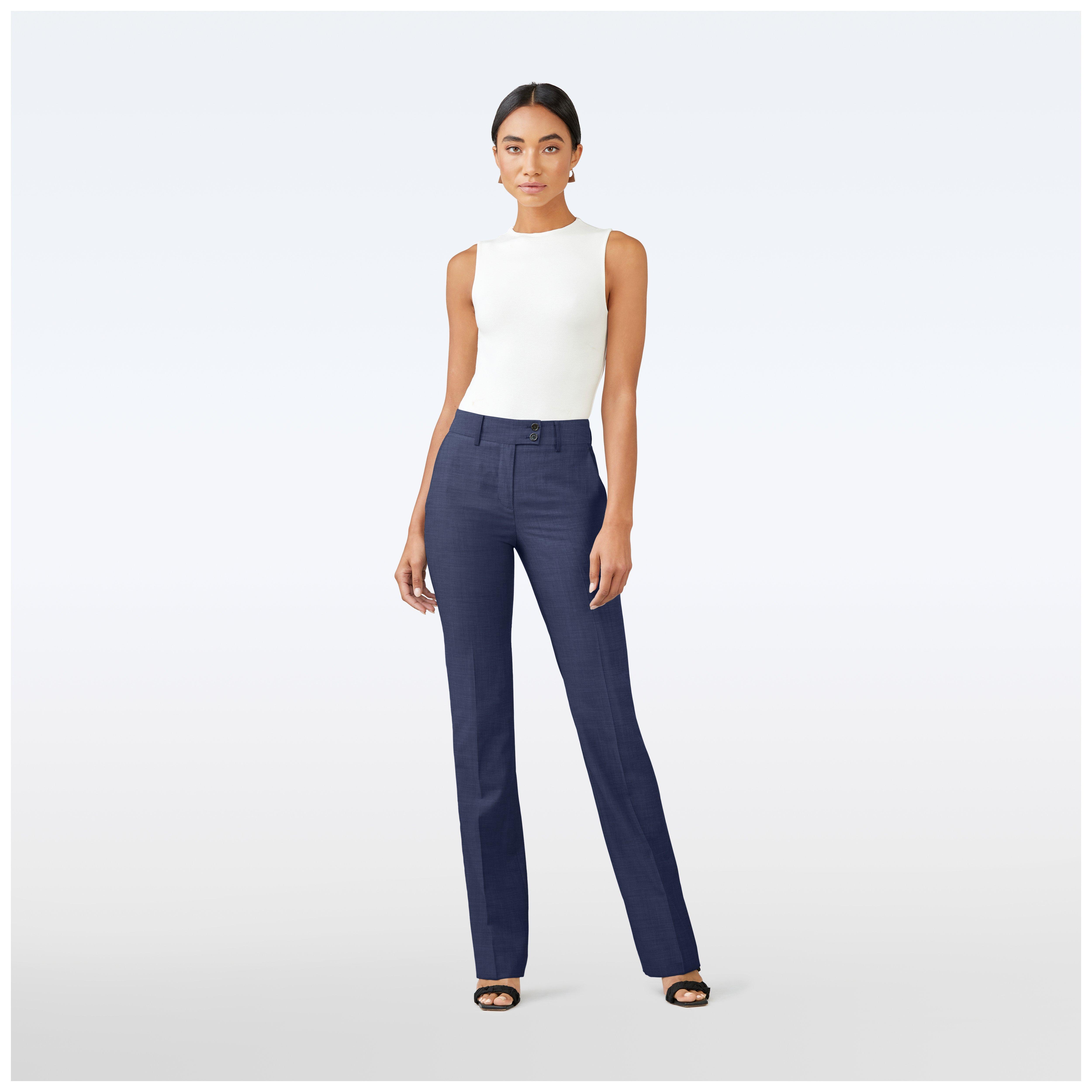 Product thumbnail 3 Blue suit women - Solid Design from Luxury Indochino Collection