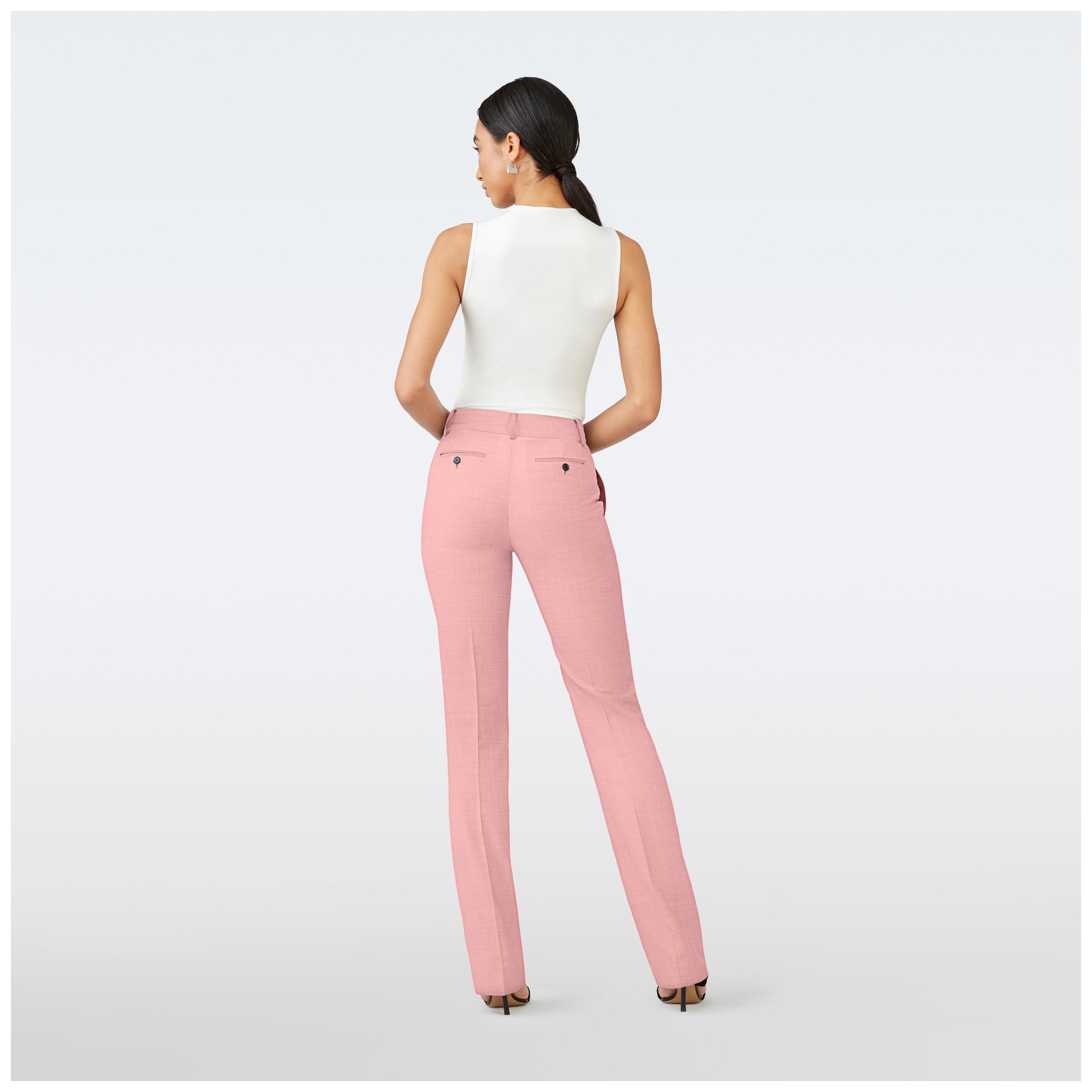 Product thumbnail 2 Pink pants women - Milano Solid Design from Luxury Indochino Collection