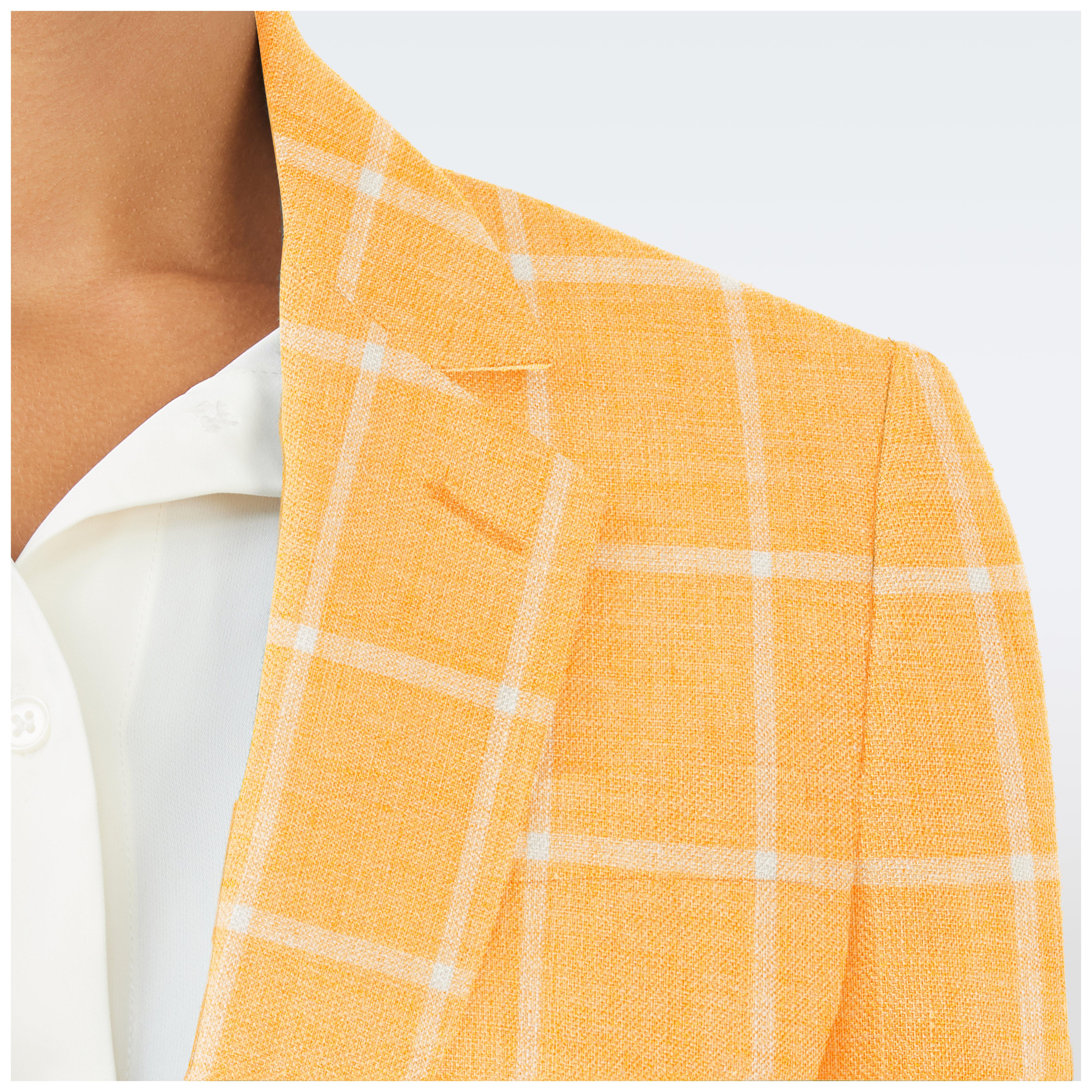 Product thumbnail 4 Yellow blazer women - Checked Design from Italian Indochino Collection