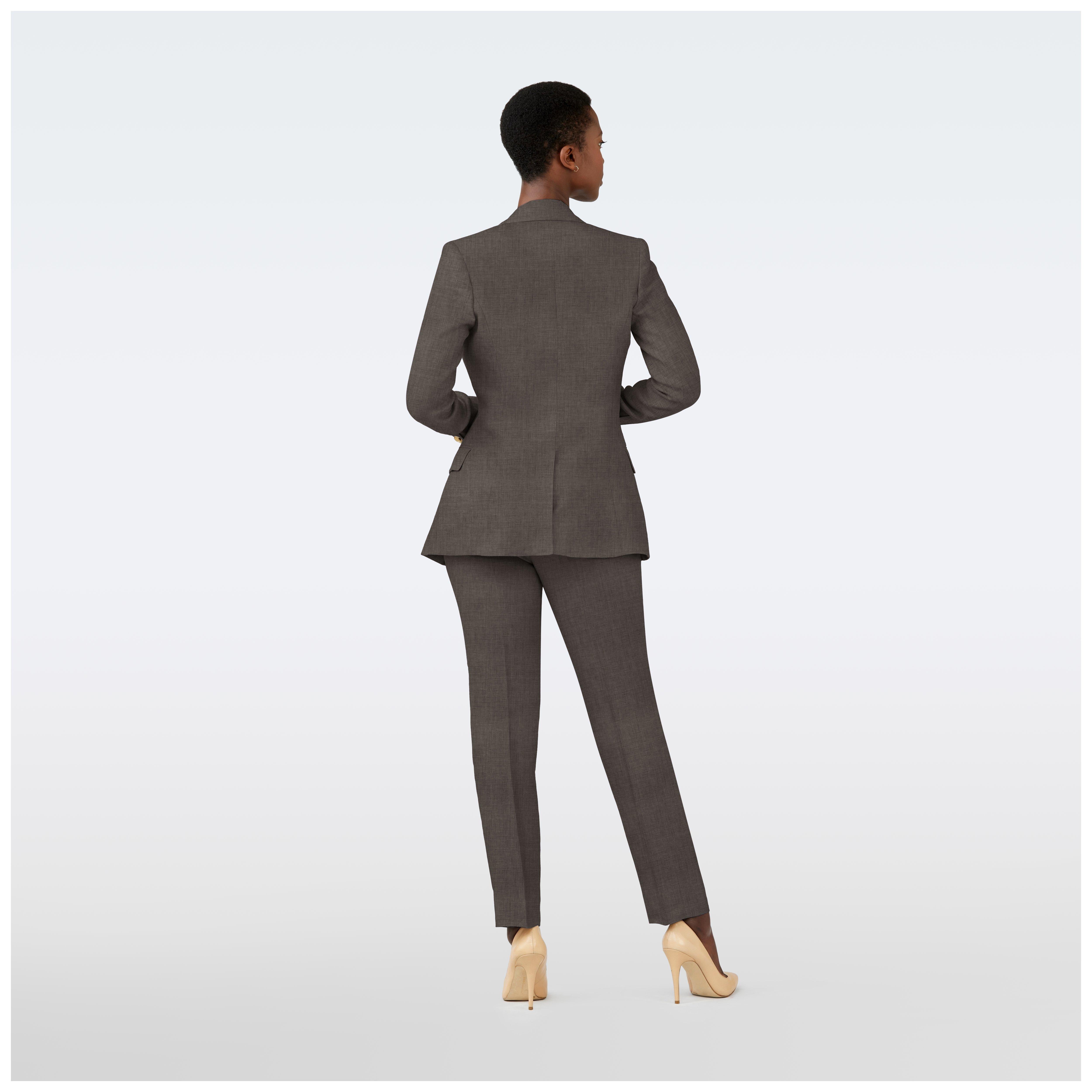 Product thumbnail 2 Green suit women - Solid Design from Italian Indochino Collection