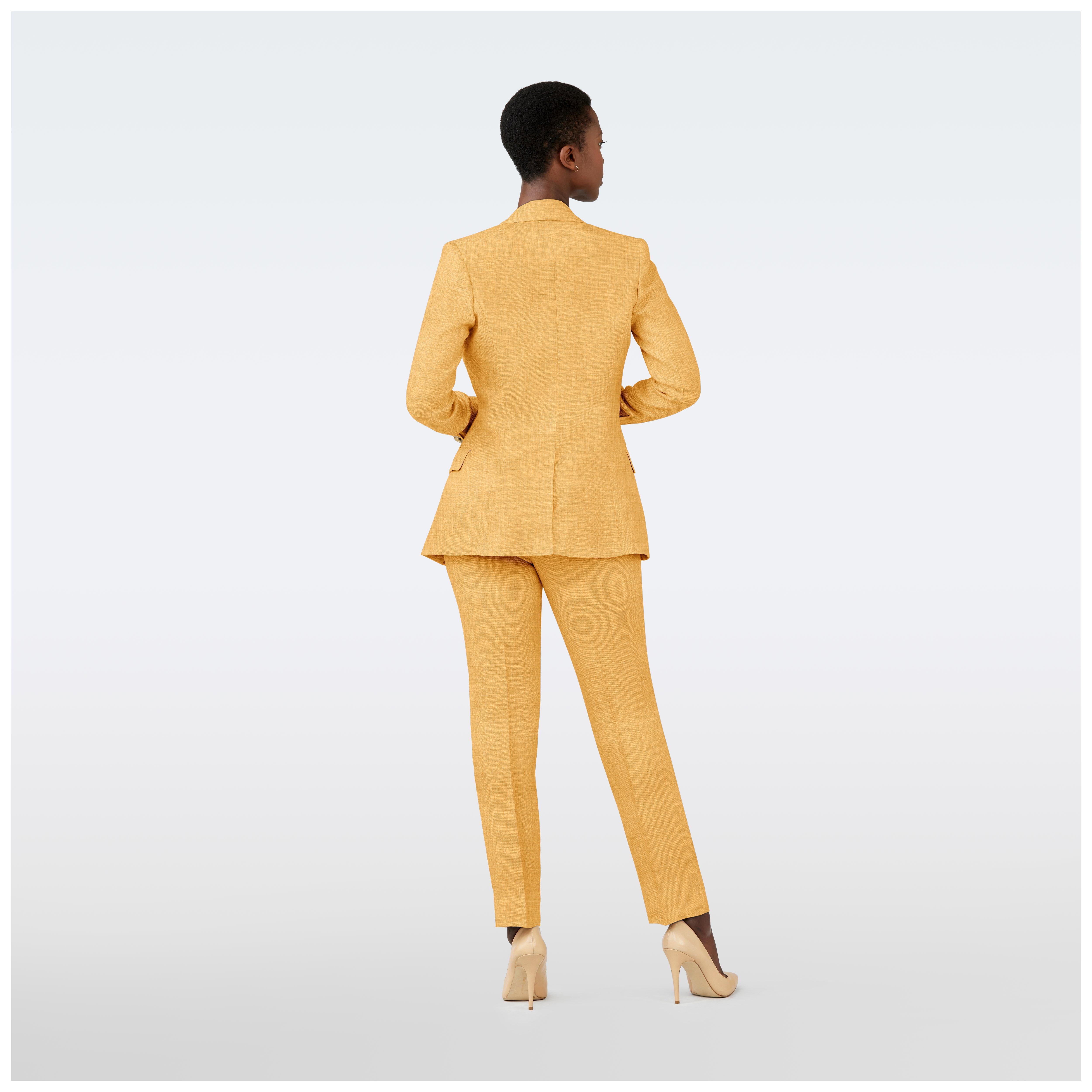 Product thumbnail 2 Yellow blazer women - Solid Design from Italian Indochino Collection