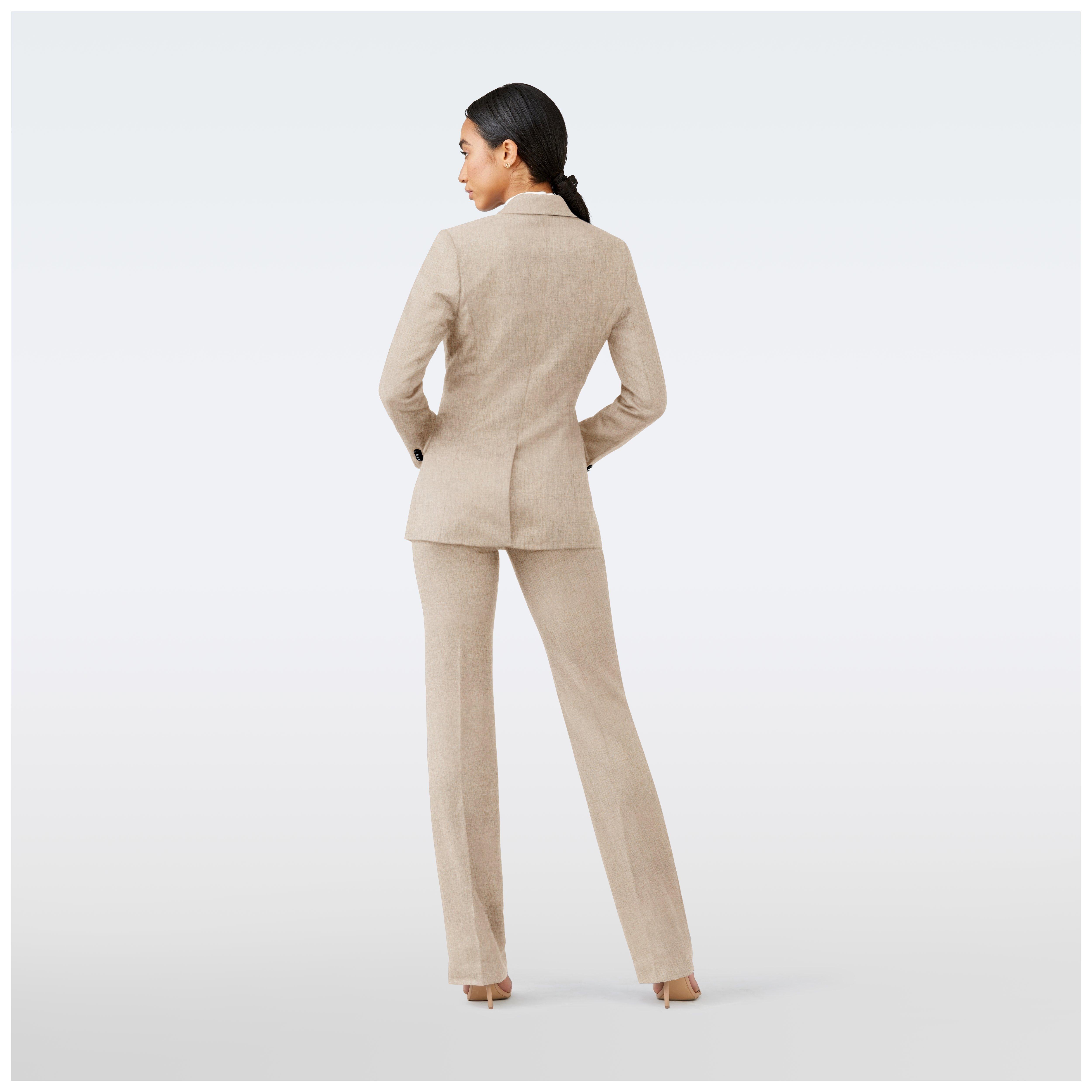 Product thumbnail 2 Cream blazer women - Solid Design from Italian Indochino Collection