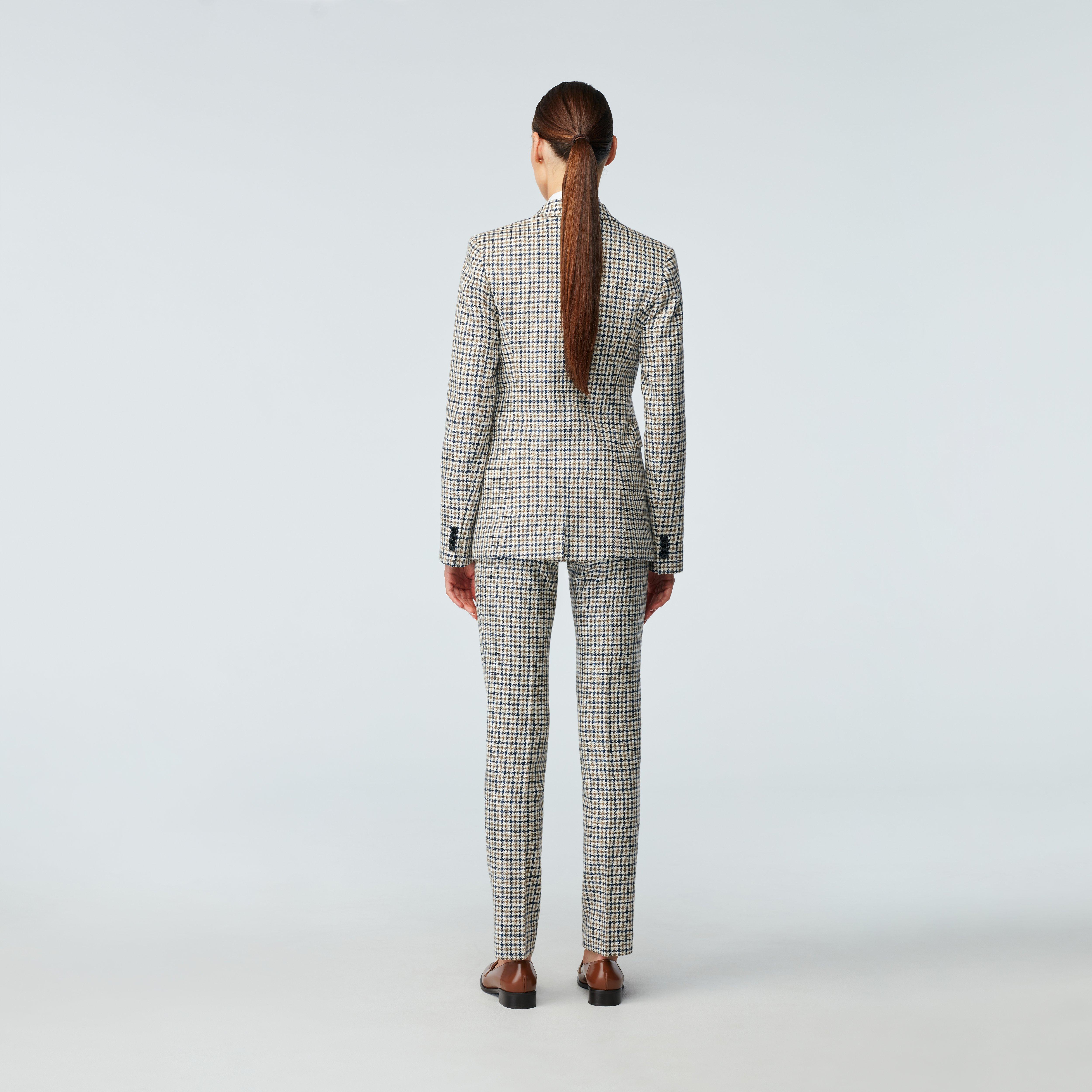 Product thumbnail 2 Navy blazer women - Checked Design from Italian Indochino Collection
