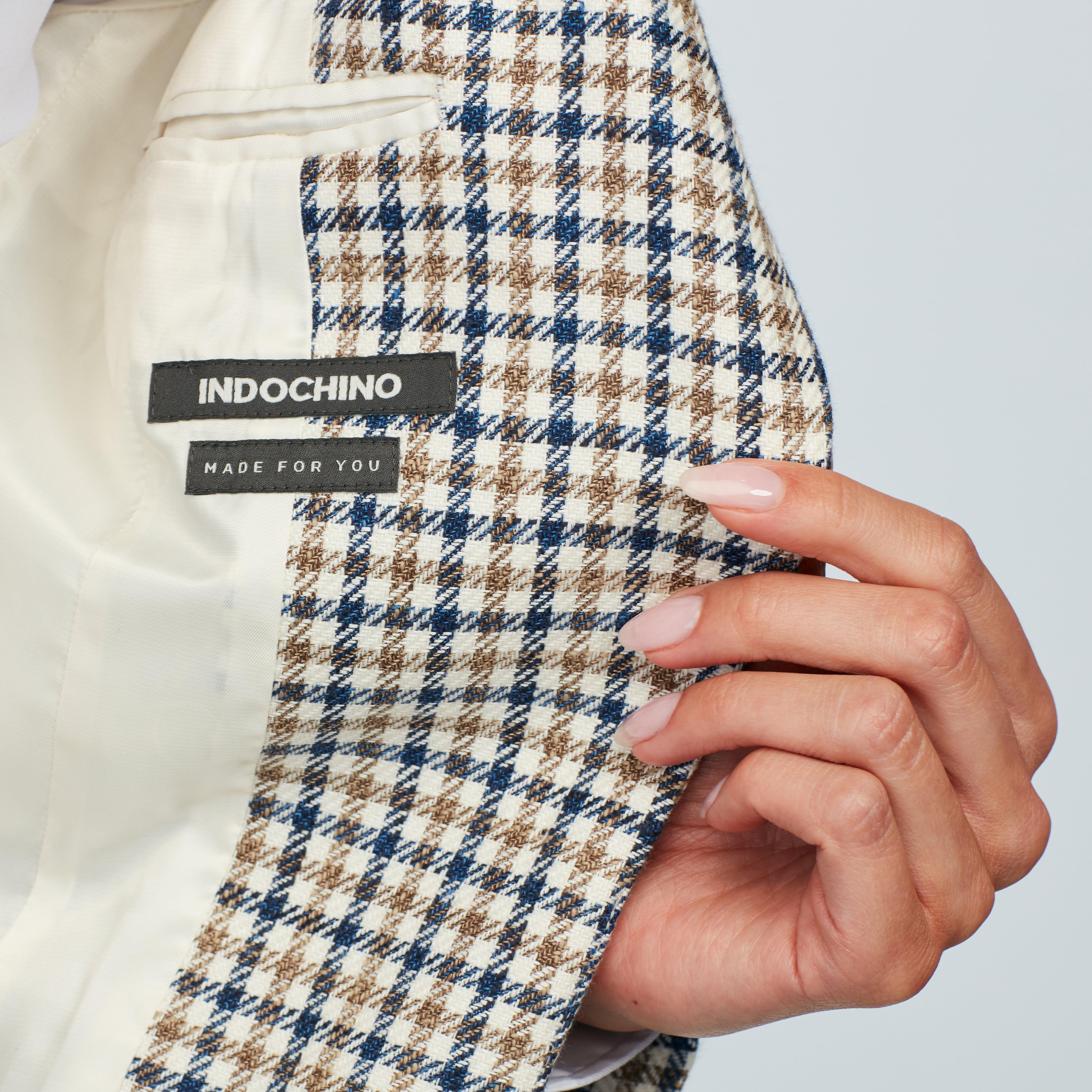 Product thumbnail 5 Navy suit women - Checked Design from Spring / Summer Indochino Collection