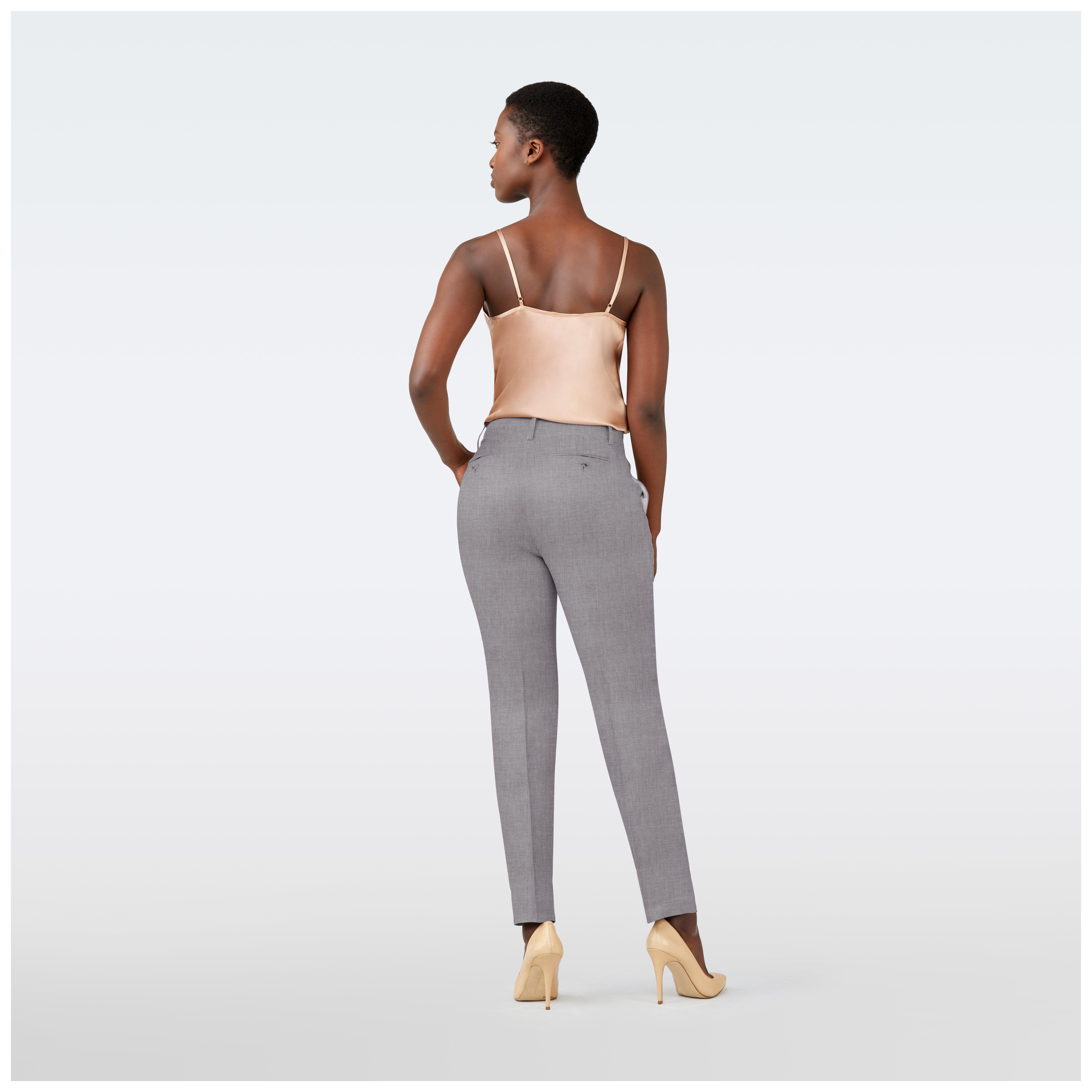 Product thumbnail 2 Gray pants women - Solid Design from Seasonal Indochino Collection