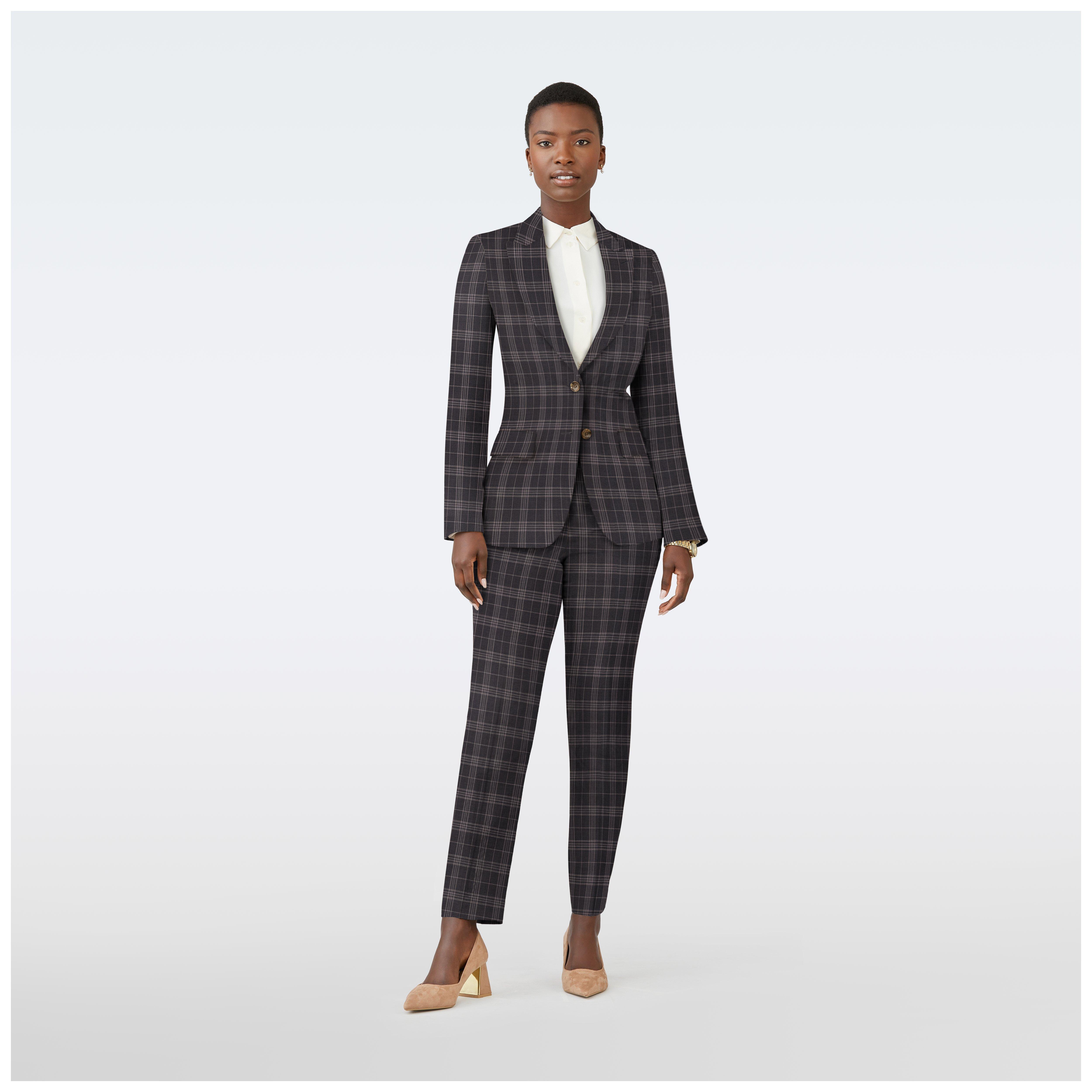 Plaid Suit For Women
