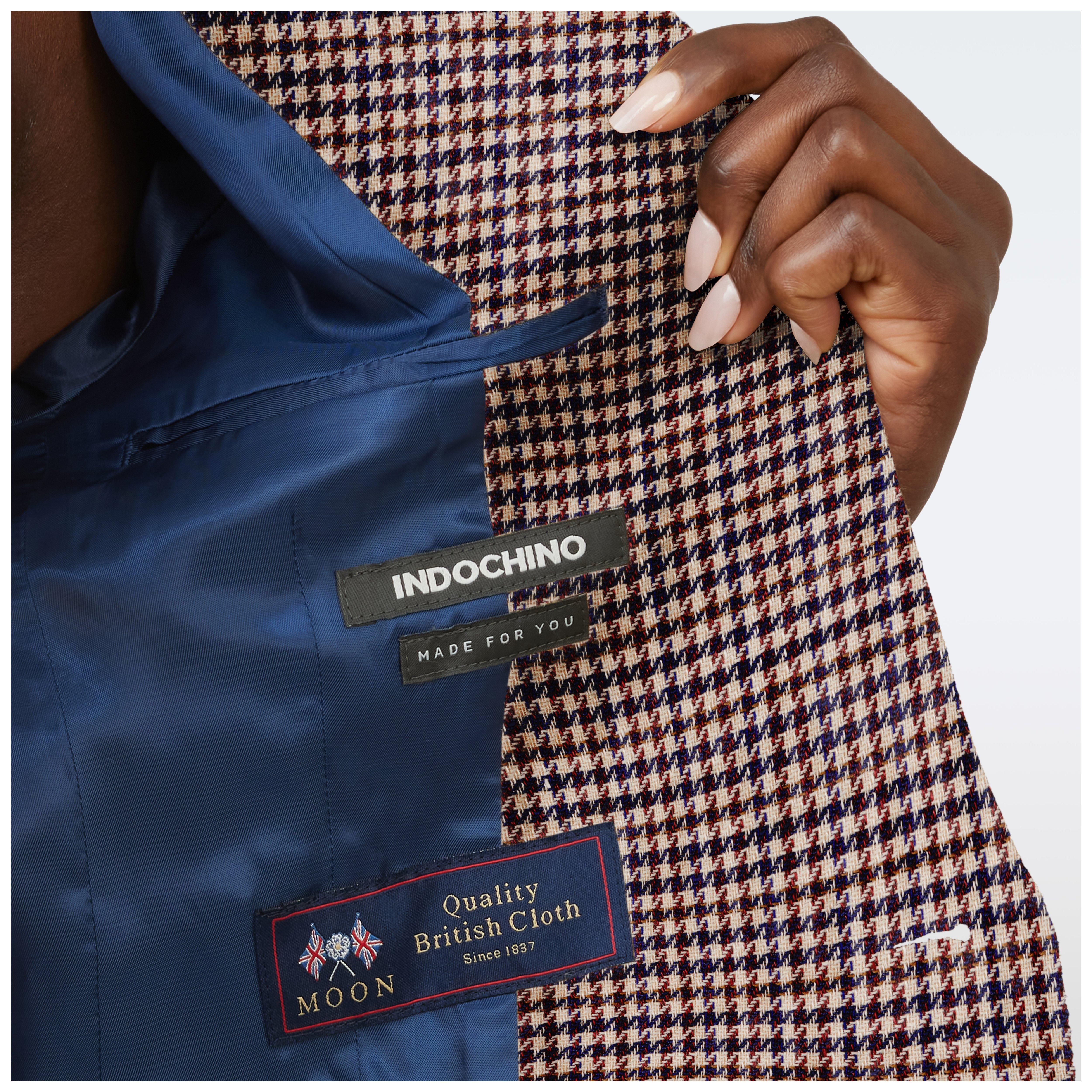 Product thumbnail 5 Blue suit women - Houndstooth Design from Seasonal Indochino Collection
