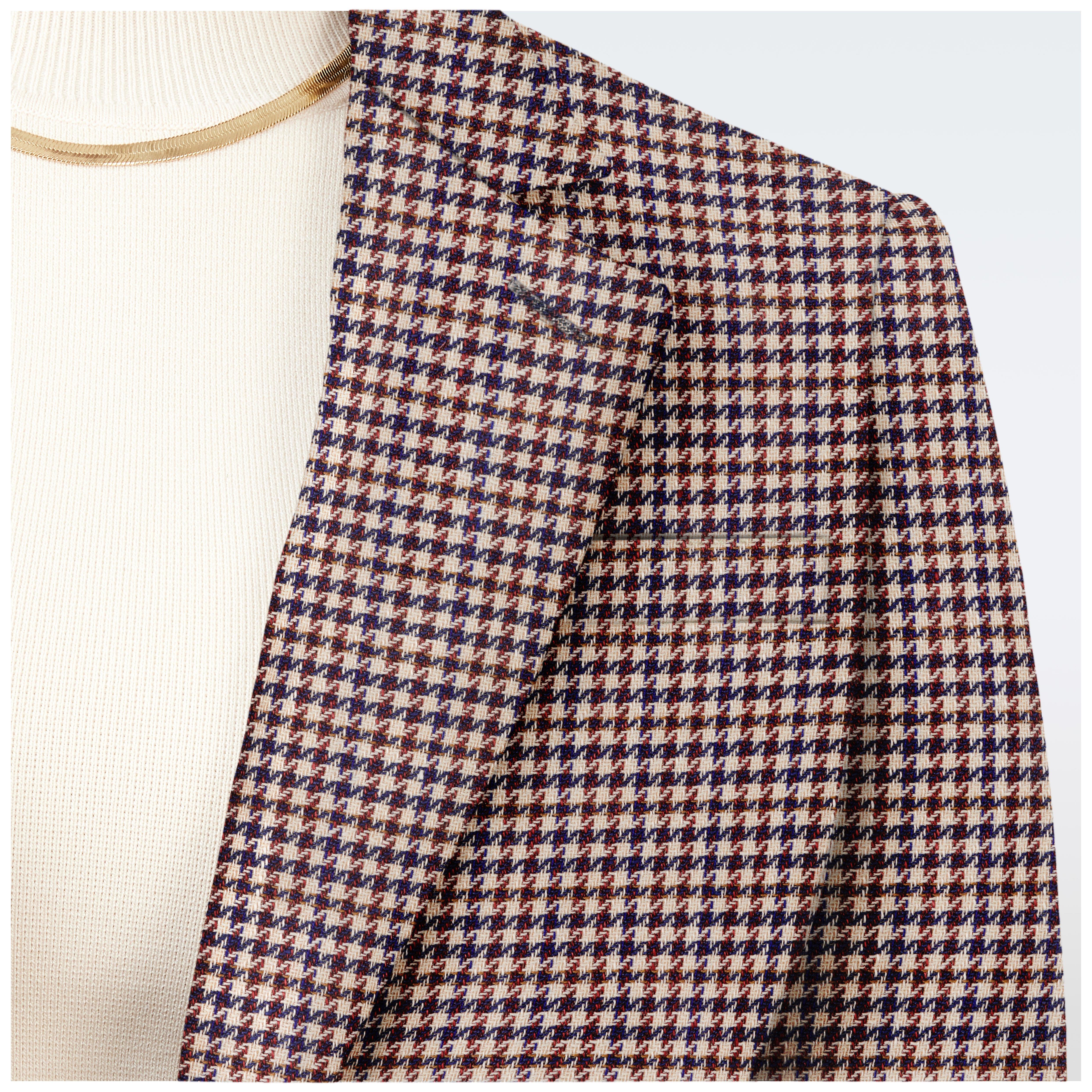 Product thumbnail 6 Blue suit women - Houndstooth Design from Seasonal Indochino Collection