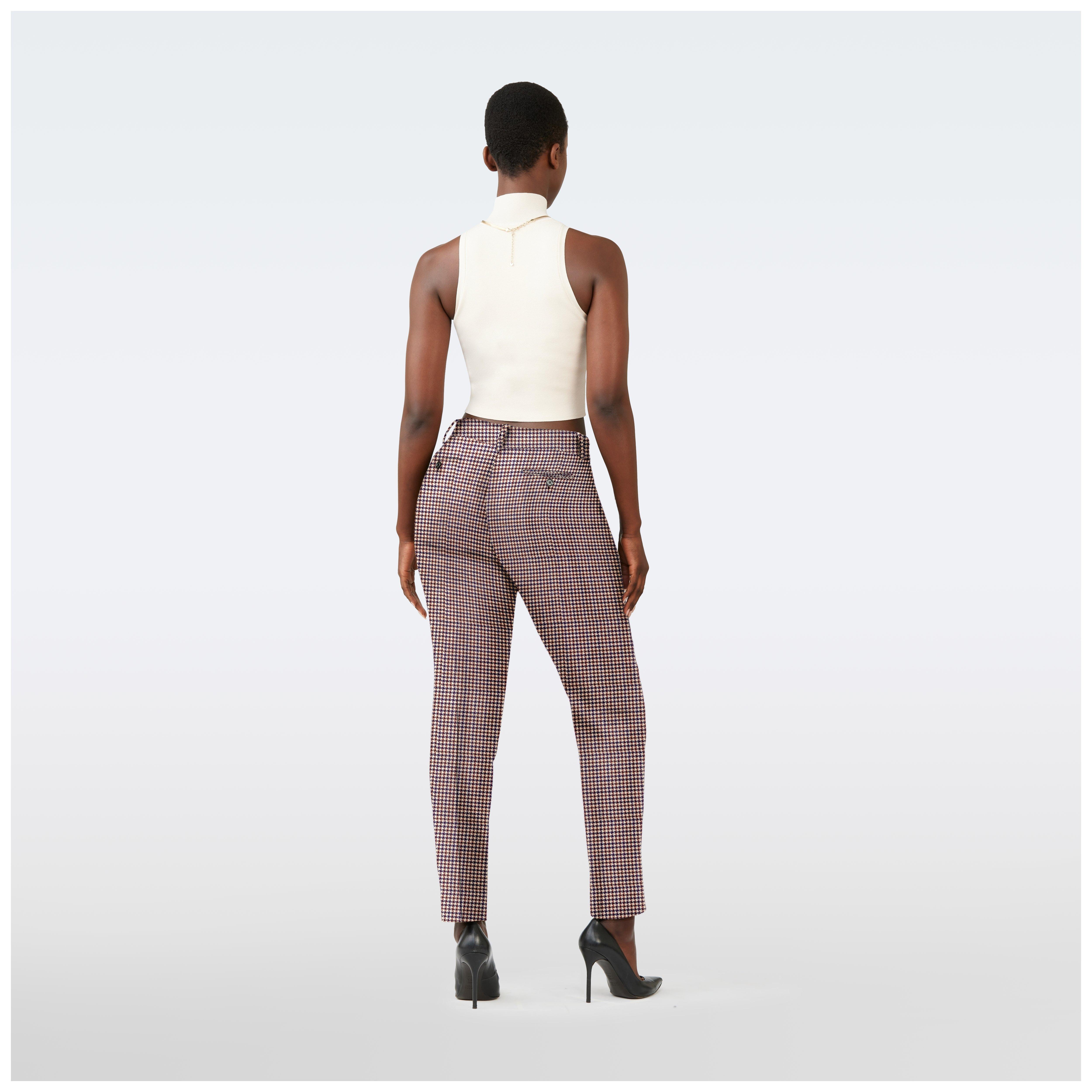 Product thumbnail 2 Blue pants women - Houndstooth Design from Seasonal Indochino Collection