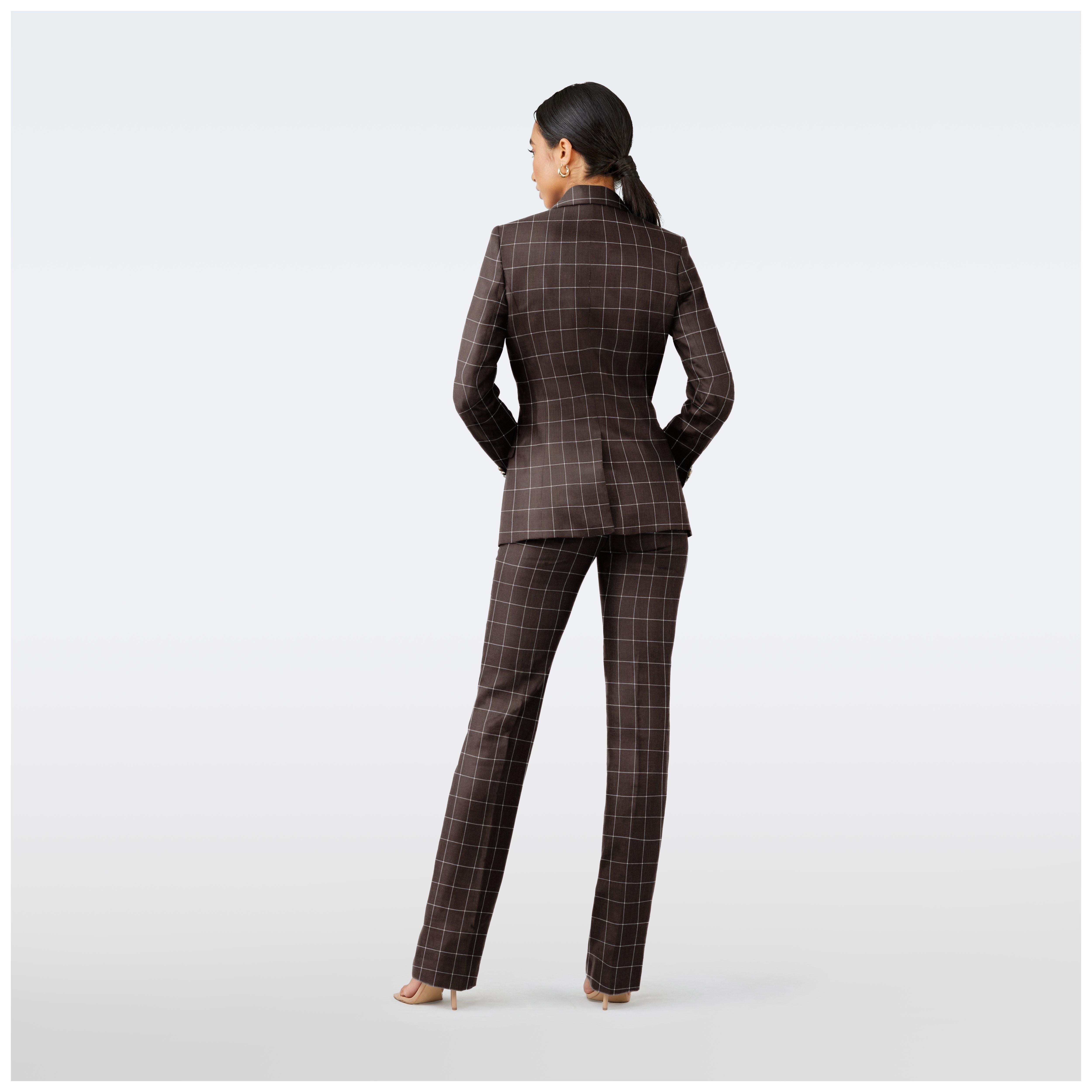 Product thumbnail 2 Brown blazer women - Checked Design from Spring / Summer Indochino Collection
