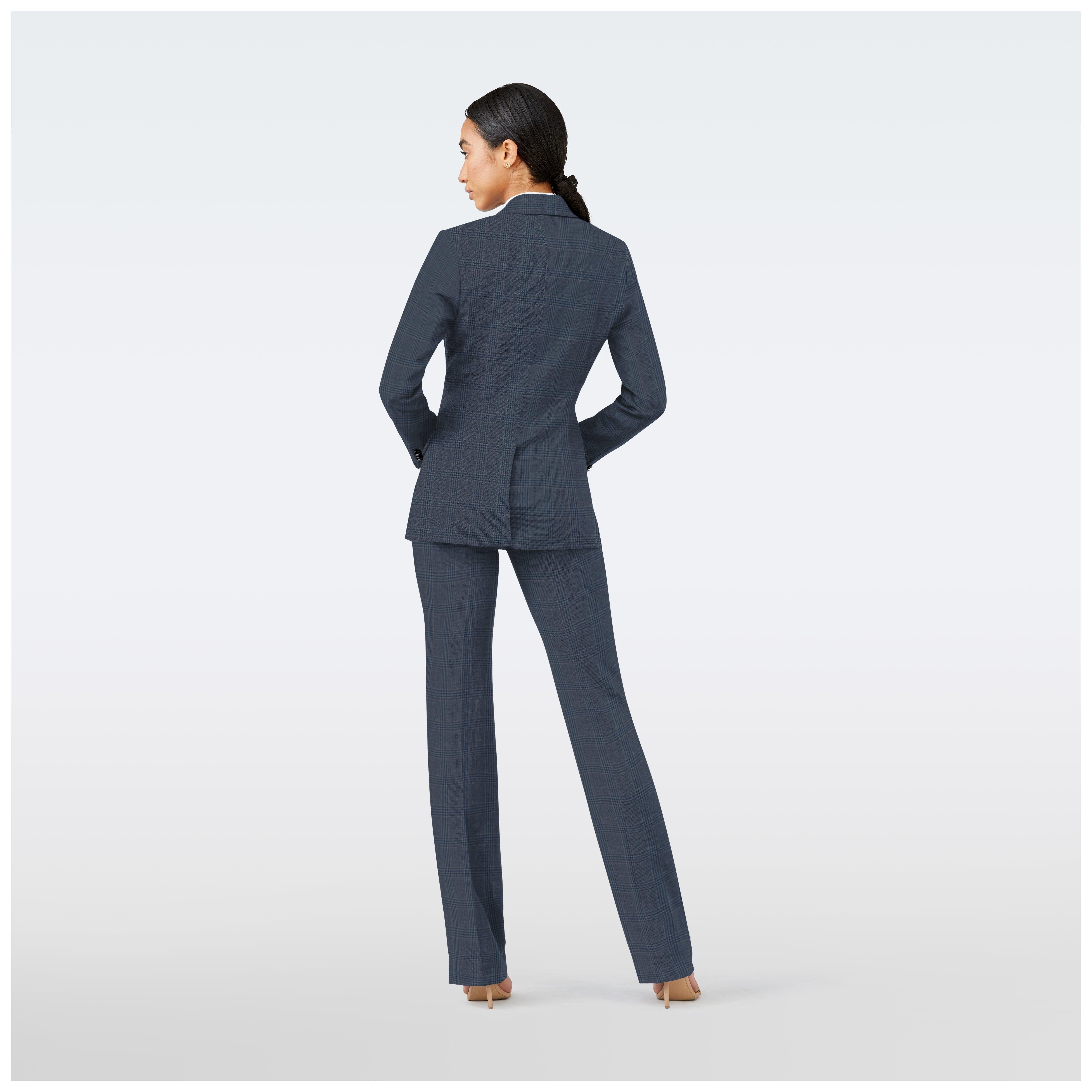 Product thumbnail 2 Teal blazer women - Checked Design from Spring / Summer Indochino Collection