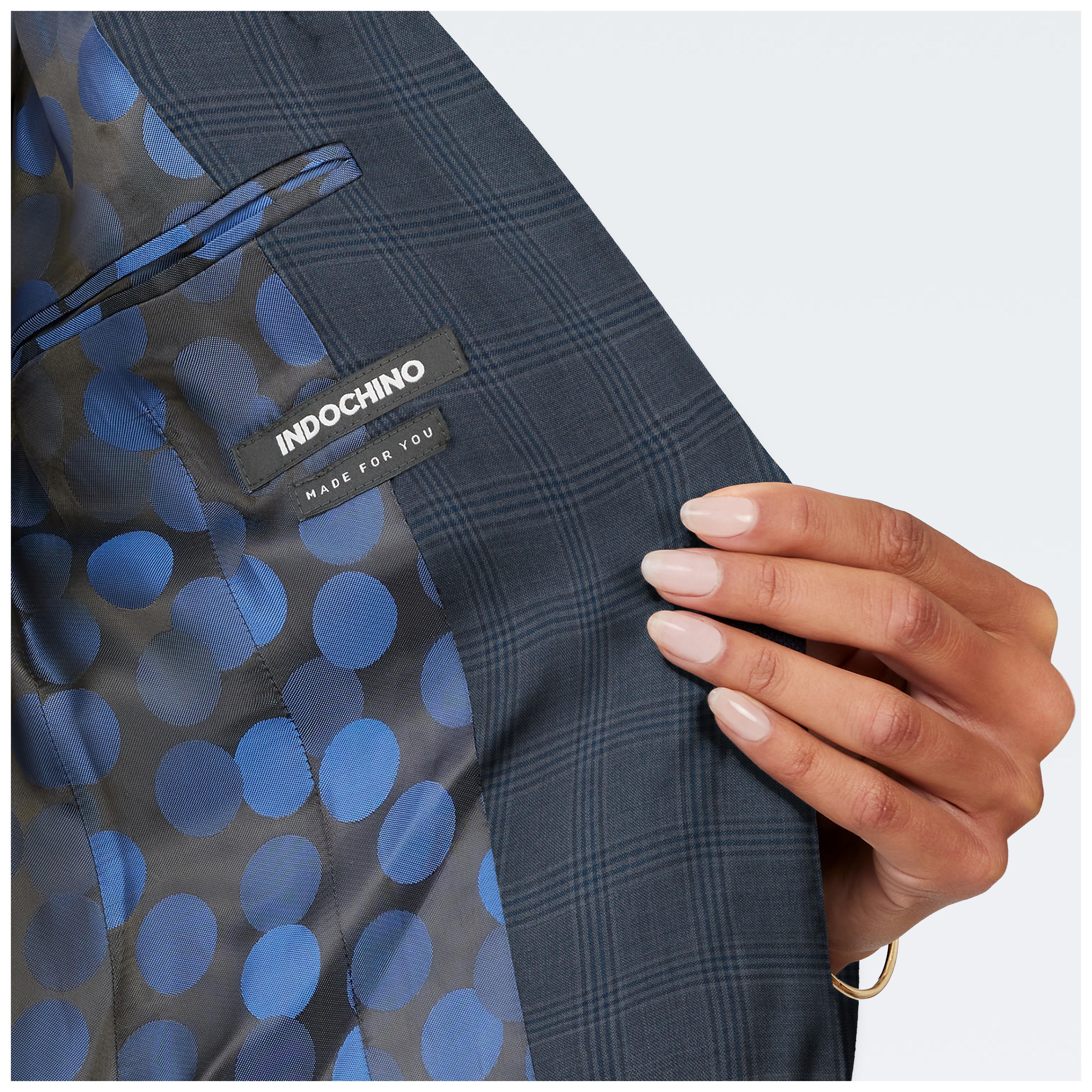 Product thumbnail 3 Teal blazer women - Checked Design from Spring / Summer Indochino Collection