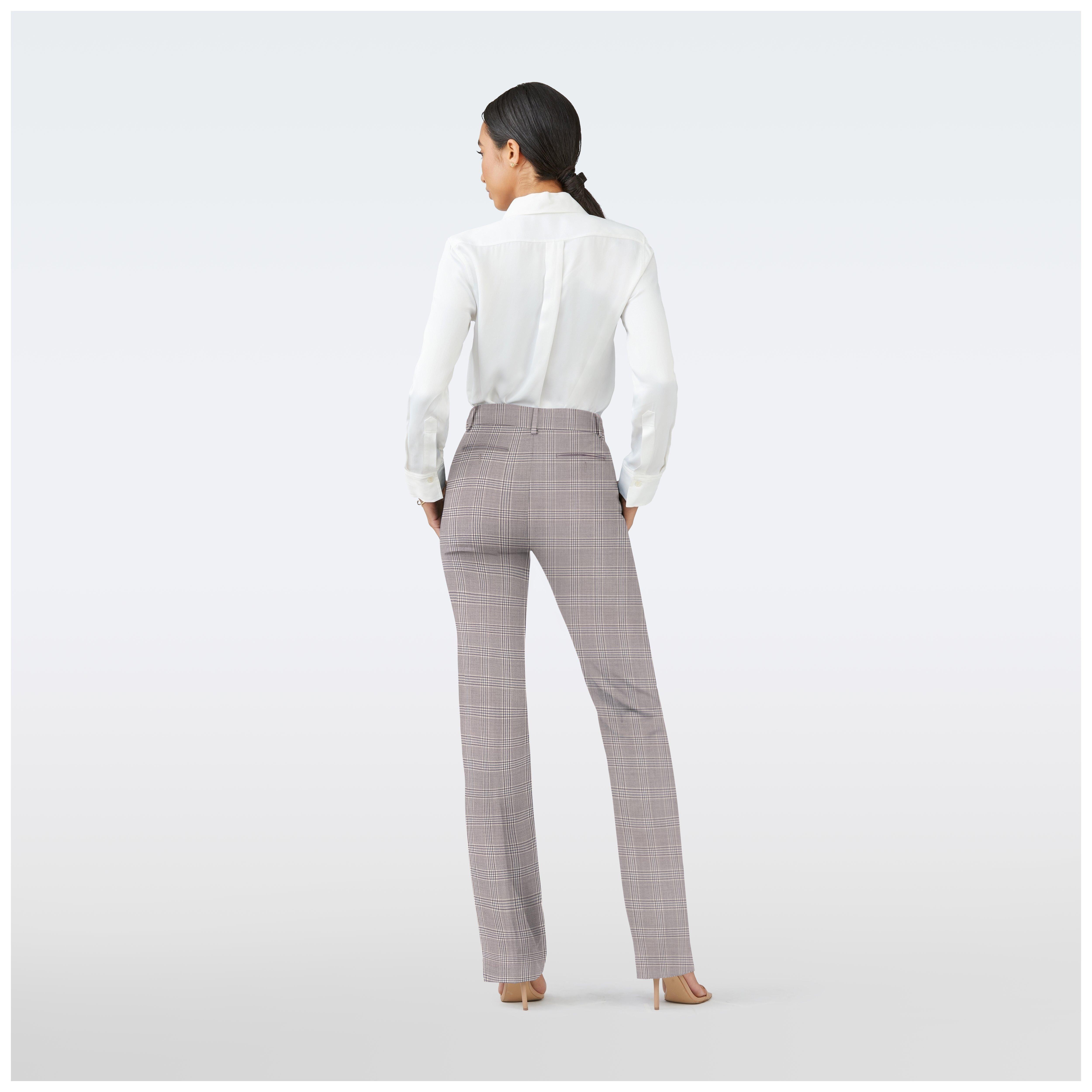 Product thumbnail 2 Gray pants women - Checked Design from Seasonal Indochino Collection