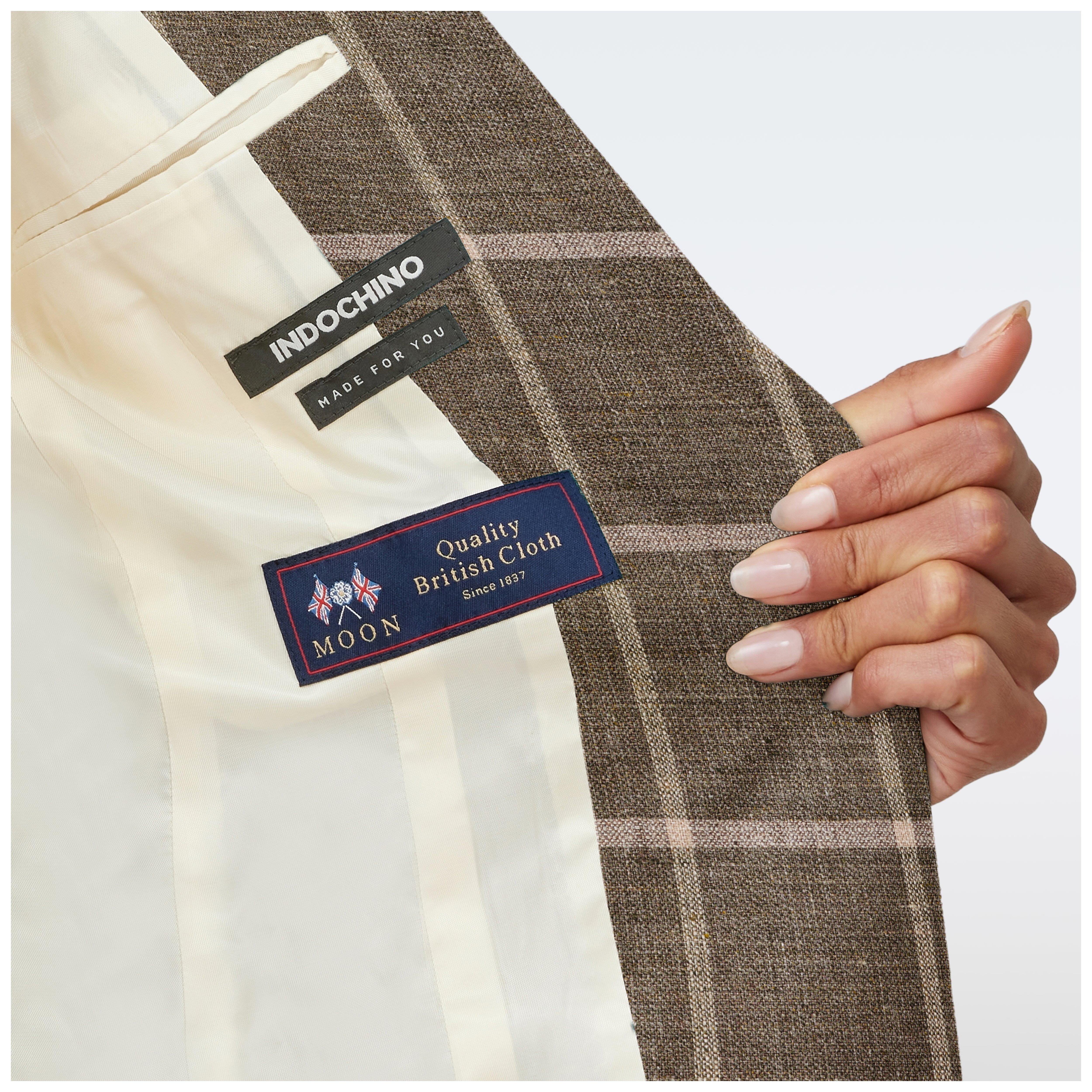 Product thumbnail 3 Olive blazer women - Checked Design from Italian Indochino Collection