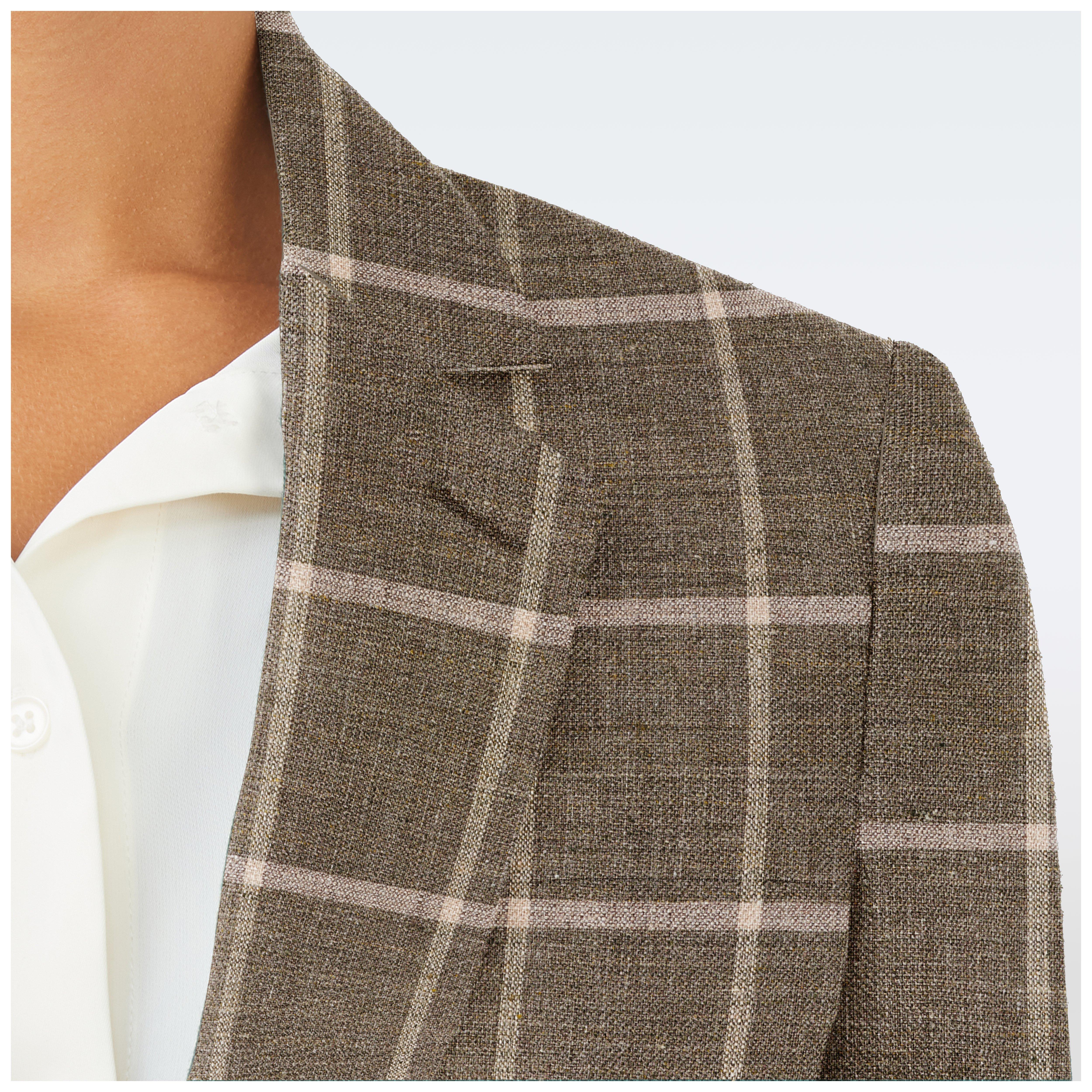 Product thumbnail 4 Olive blazer women - Checked Design from Italian Indochino Collection